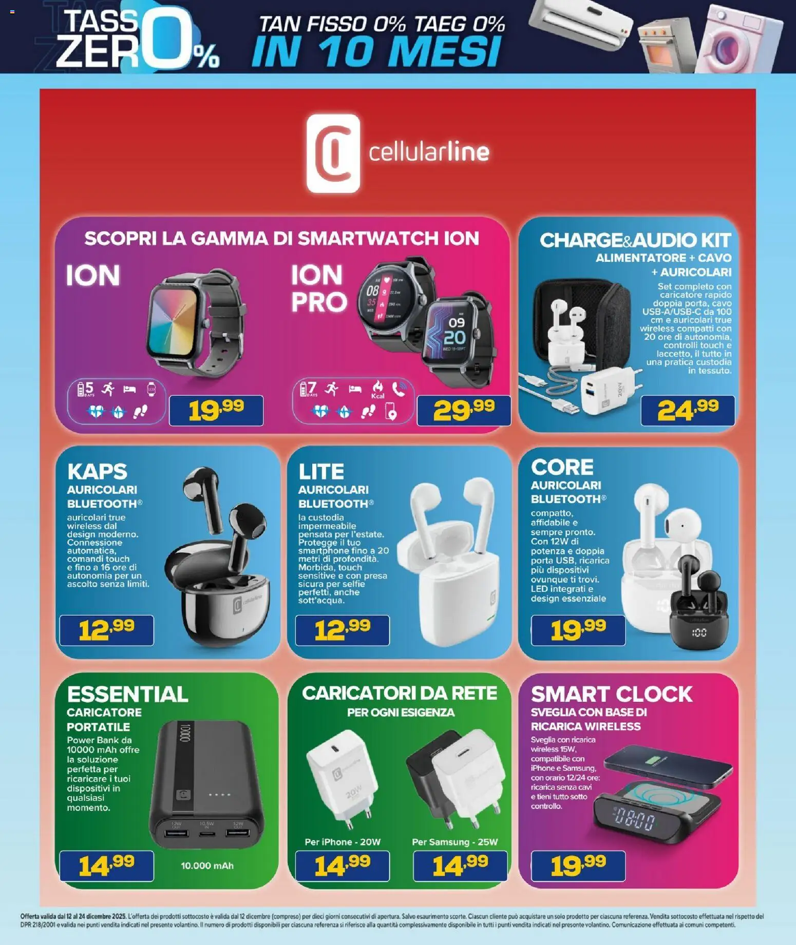 Volantino BRUNO del 12.12.2025 | Pagina: 5 | Prodotti: Iphone, Sveglia, Cavo, Samsung