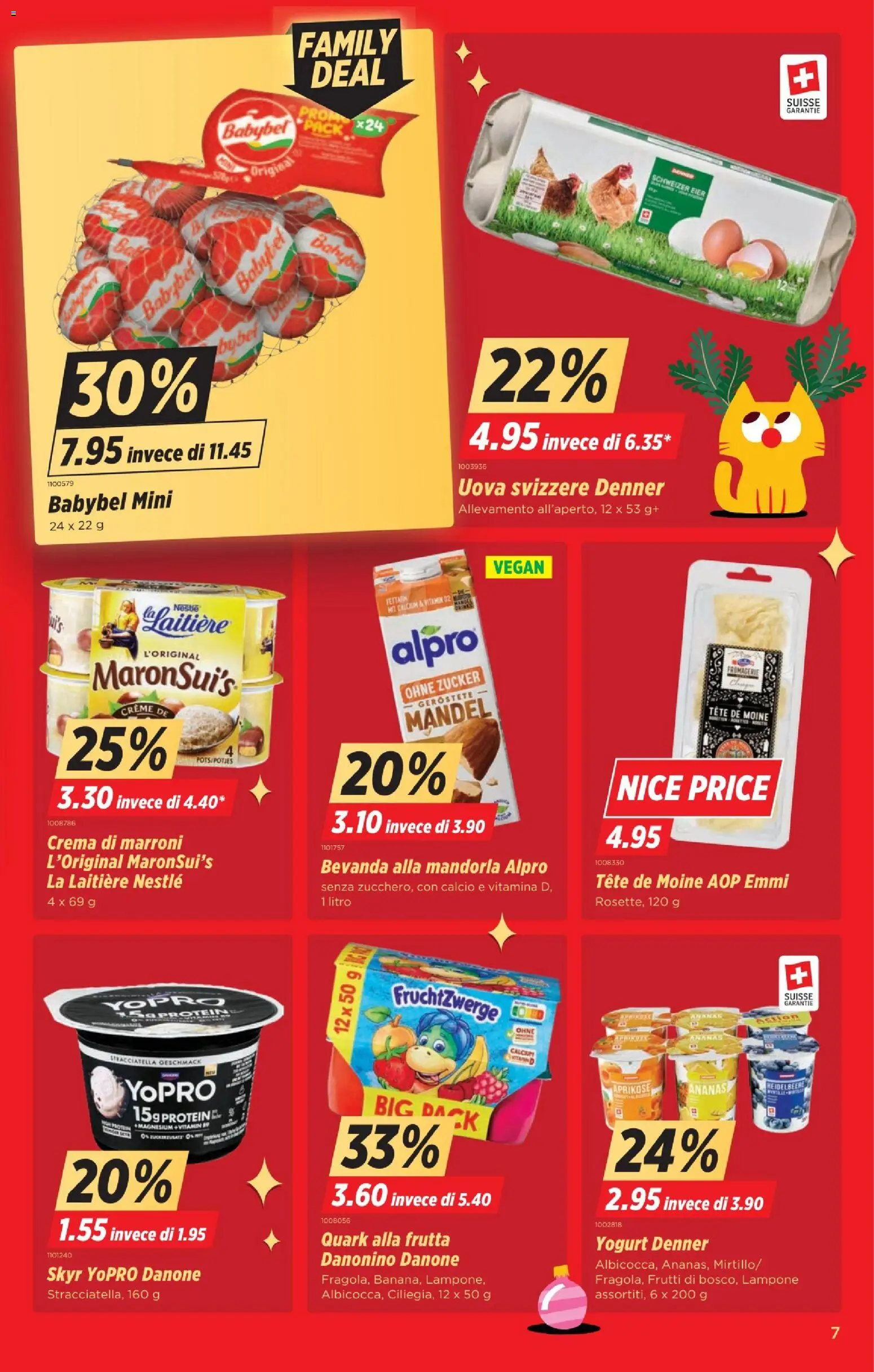 Denner Aktionen IT – gültig ab 18.11.2025 | Seite: 7 | Produkte: Quark, Ananas, Zucker, Creme