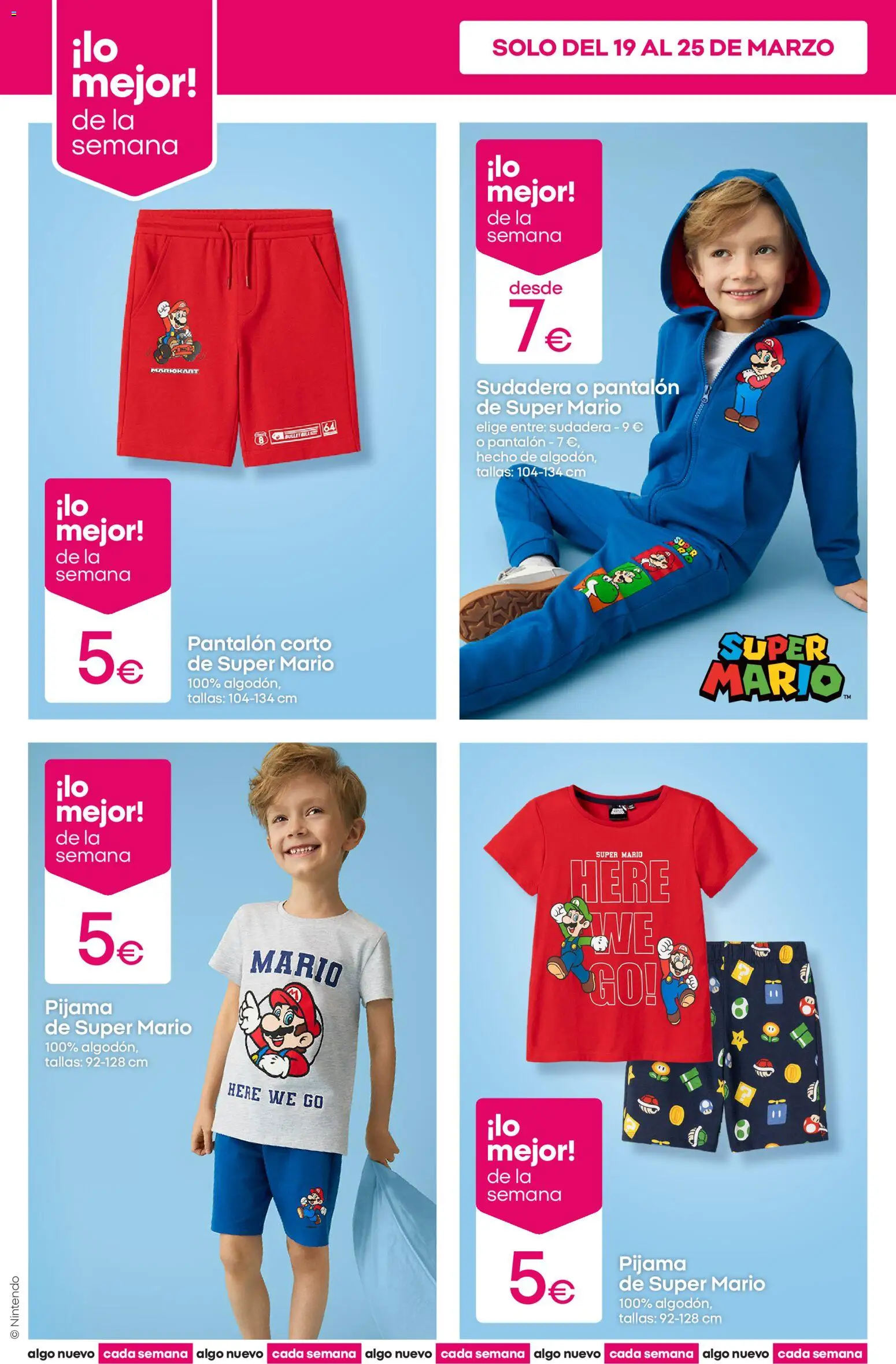 Pepco folleto │ válido desde el 19.03.2026 | Página: 2 | Productos: Sudadera, Pijama, Nintendo, Pantalón corto