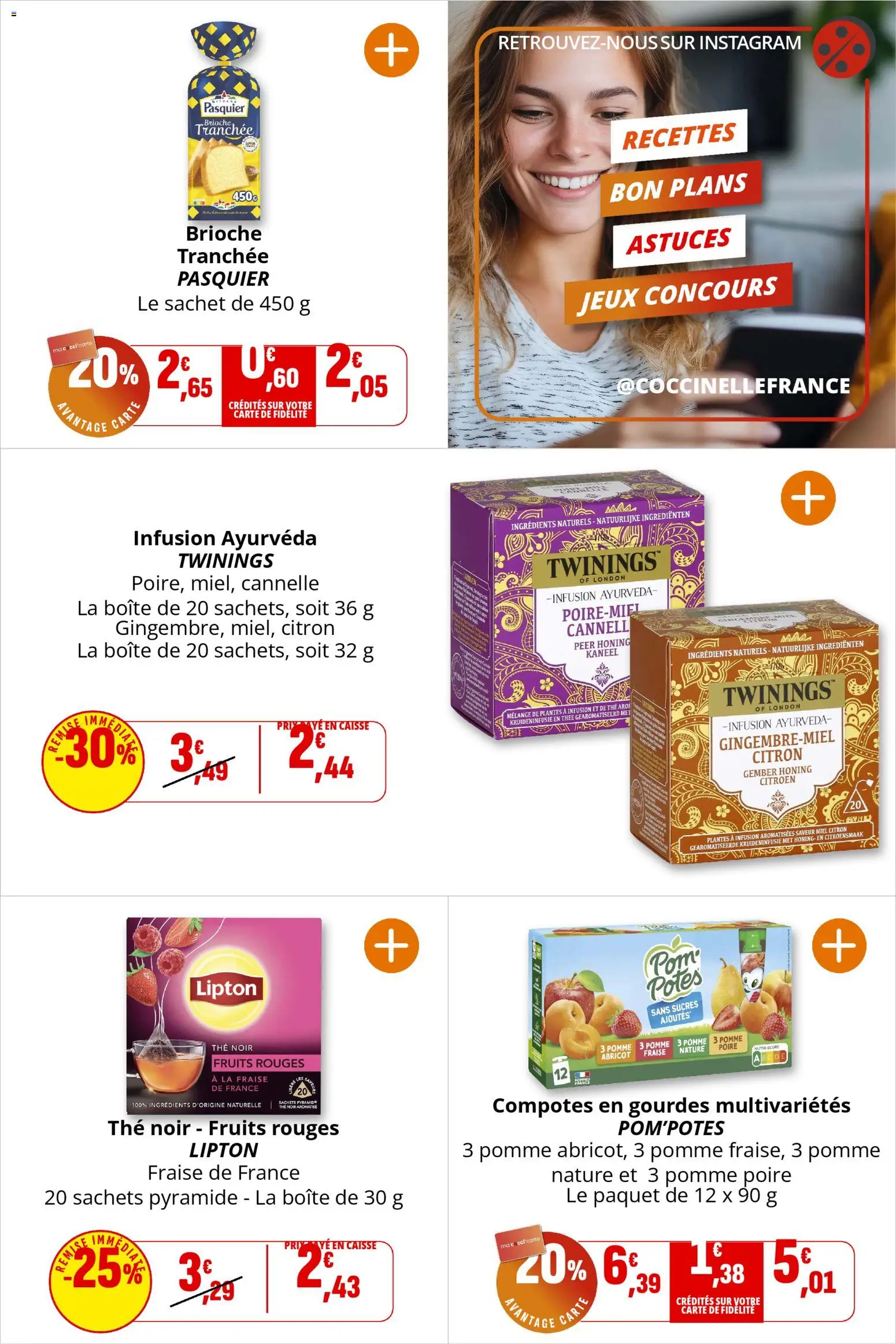{H1} | Page: 15 | Produits: Abricot, Fraise, Pom'potes, Jeux