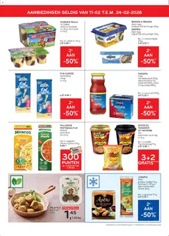 Alvo folder - Voorbeeld van een folder van Alvo, geldig van 11.02.2026 | Pagina: 9 | Producten: Macaroni, Pudding, Kip, Groenten