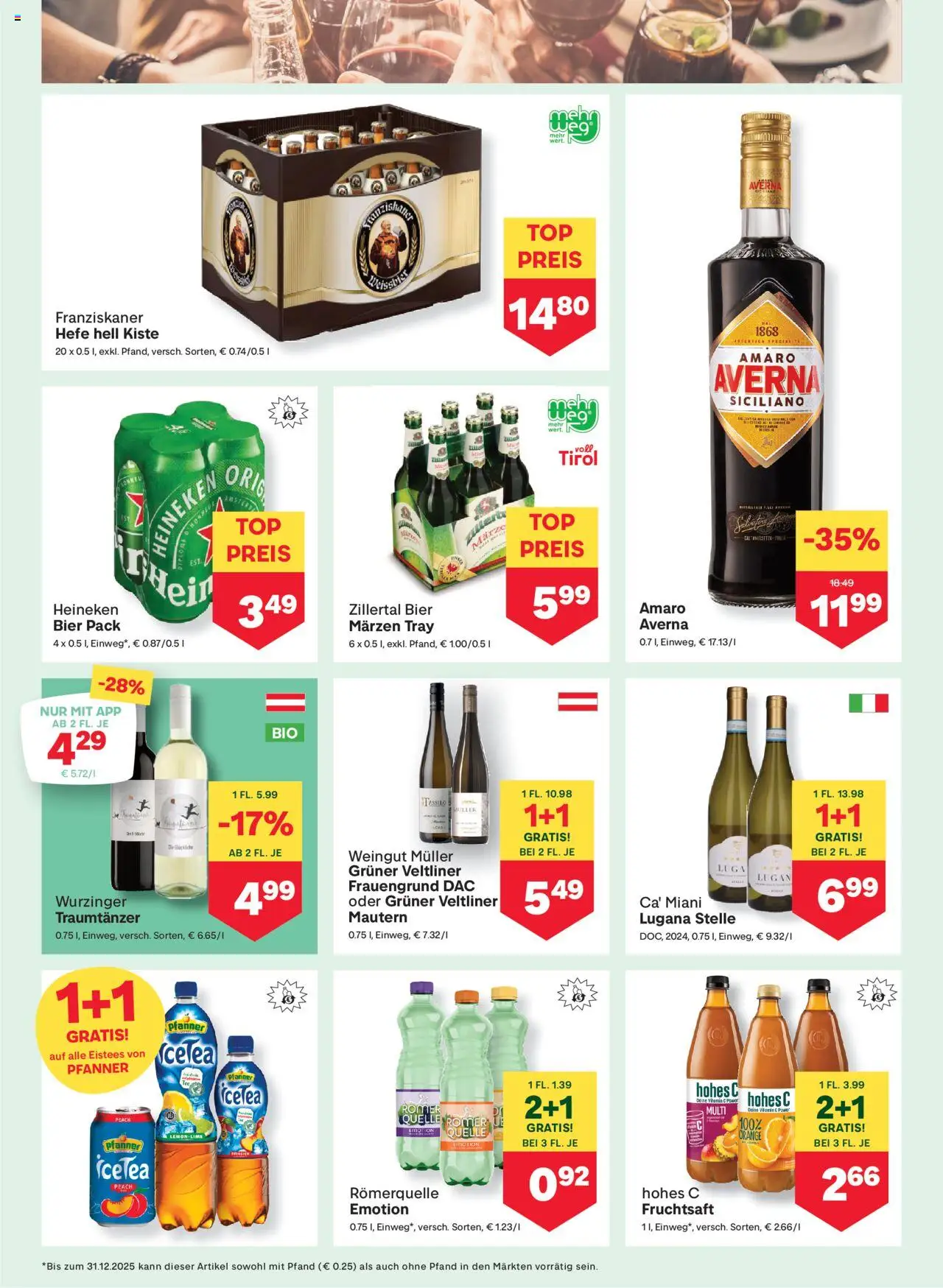 MPREIS Lenzing gültig ab 07.08.2025 | Seite: 11 | Produkte: Bier