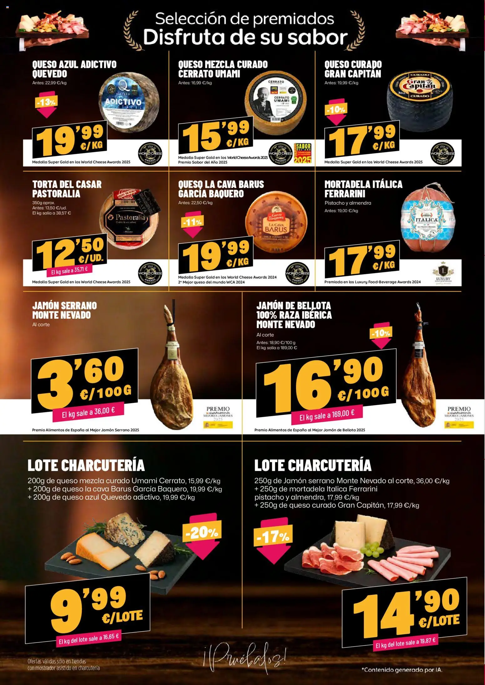 AhorraMas folleto │ válido desde el 12.03.2026 | Página: 6 | Productos: Jamón serrano, Queso, Mortadela, Κούβα