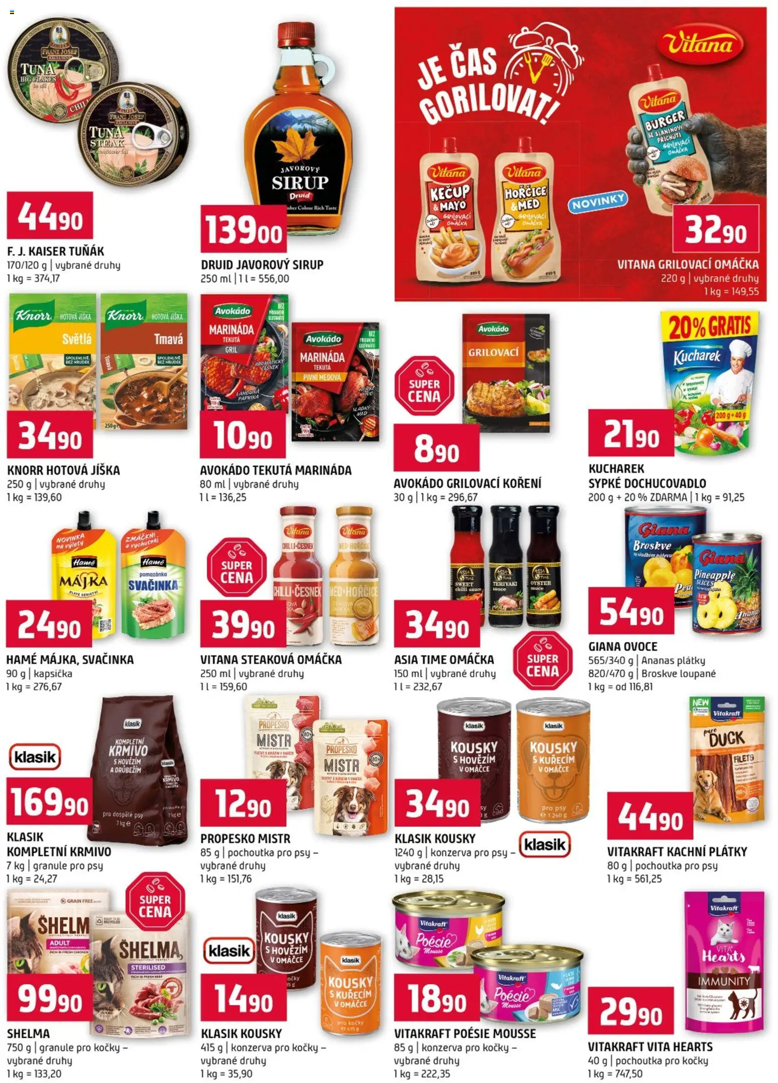 Terno leták od 22.04.2026 | Strana: 11 | Produkty: Granule pro psy, Paprika, Sirup, Marináda