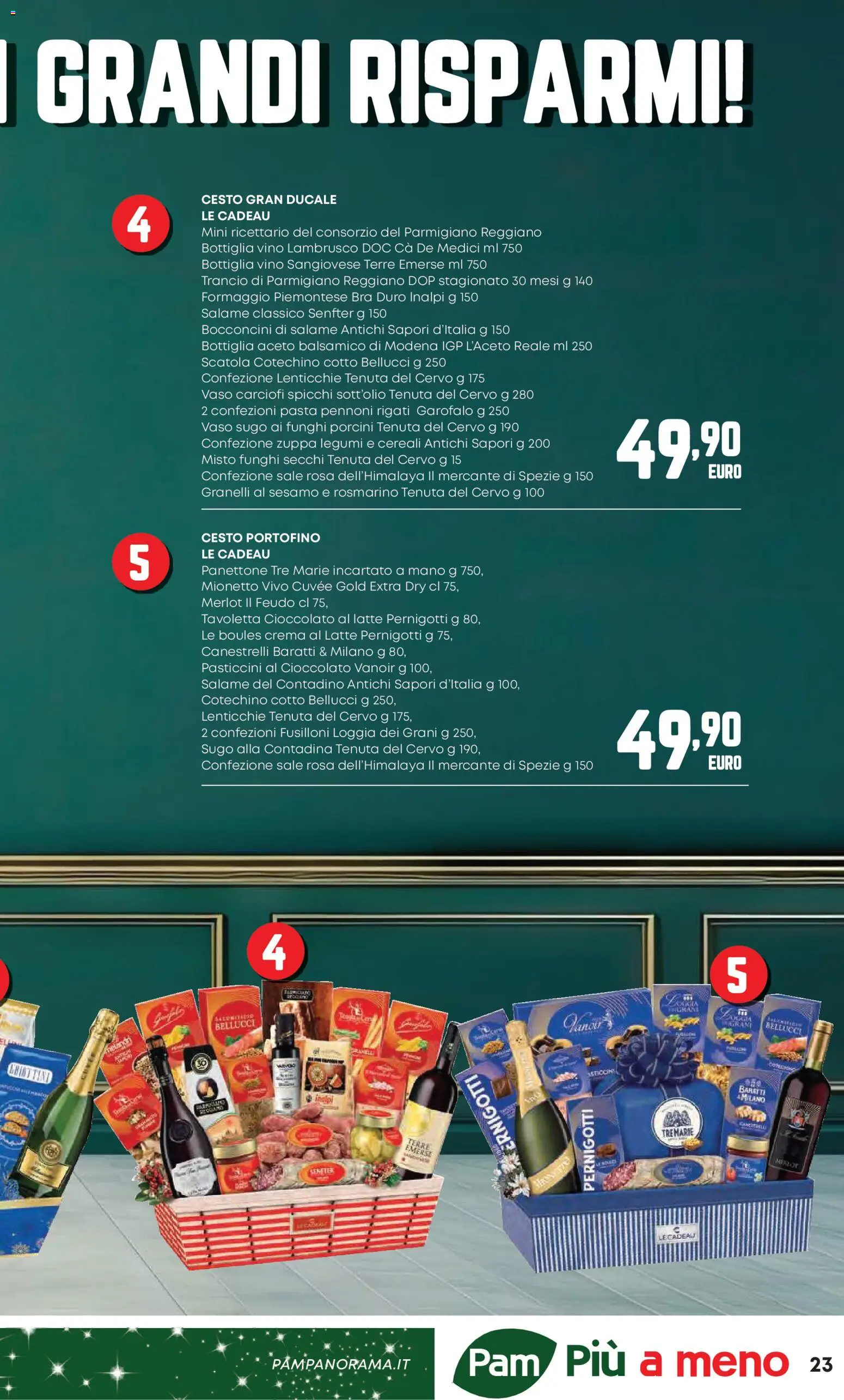 Volantino Panorama del 20.11.2025 | Pagina: 23 | Prodotti: Formaggio, Funghi, Carciofi, Parmigiano