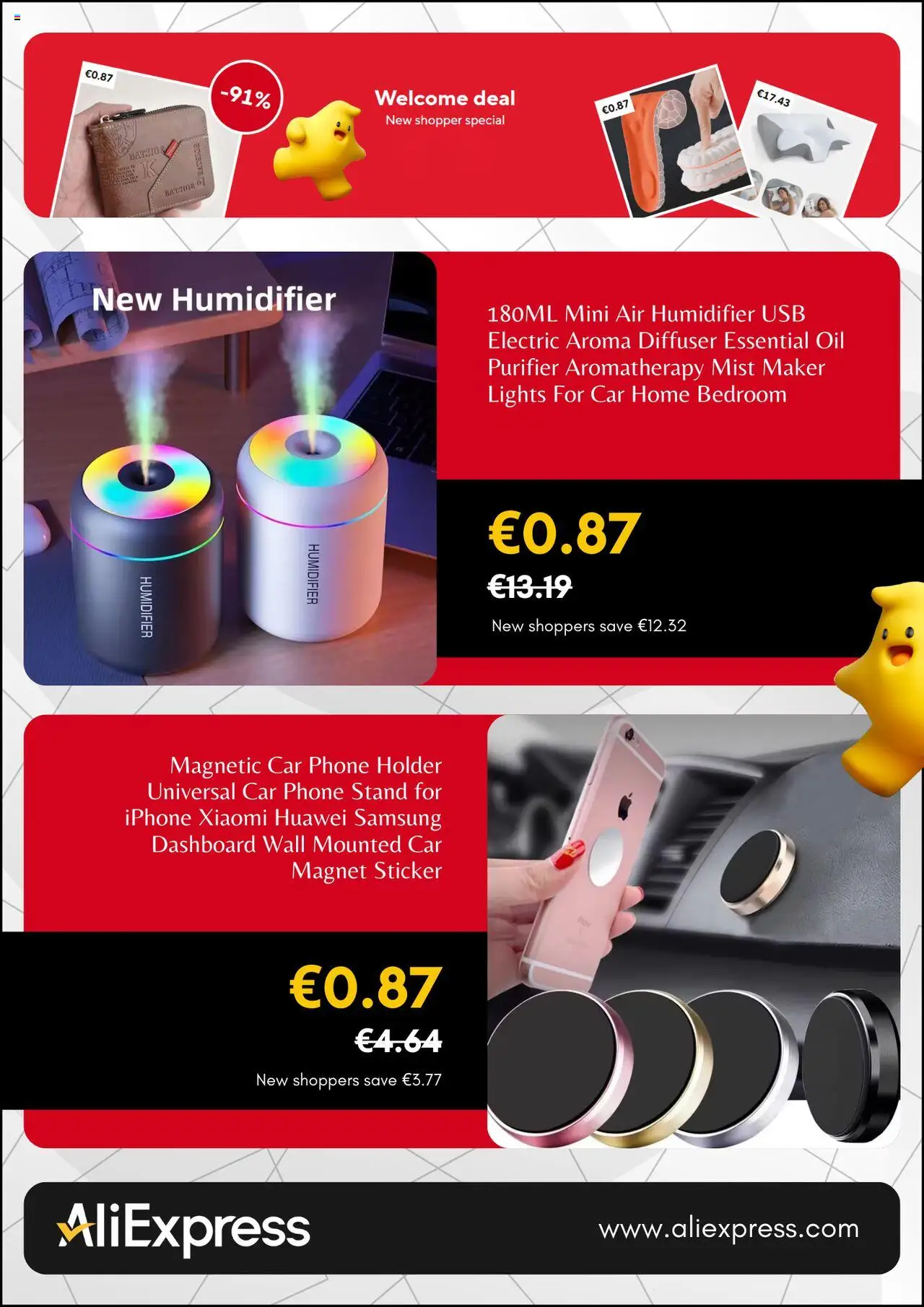 AliExpress leták │ platný od 12.08.2025 | Strana: 4 | Produkty: Samsung, Iphone, Xiaomi