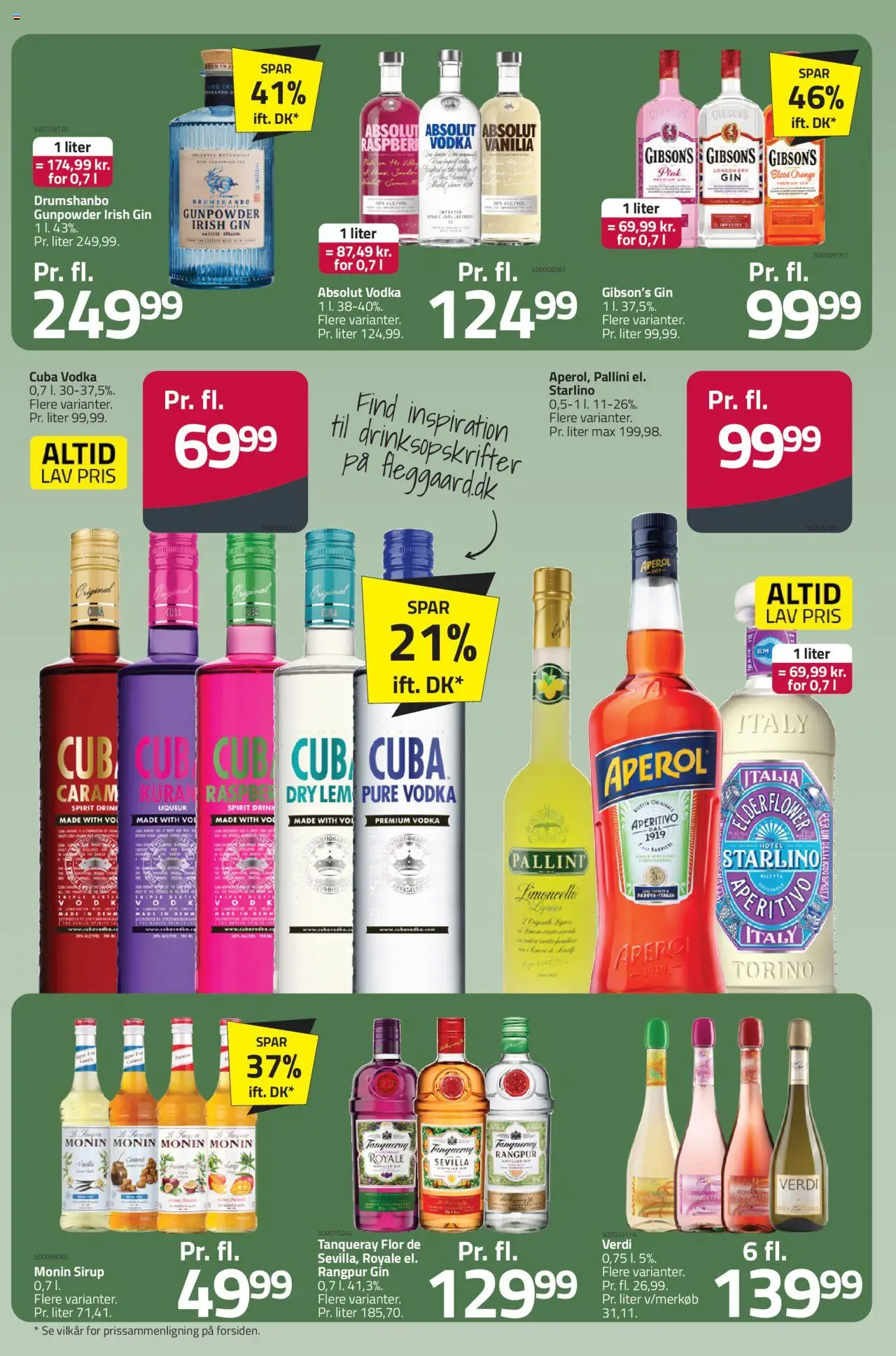 Fleggaard tilbudsavis – gyldig fra 08.10.2025 | Side: 35 | Produkter: Gin, Vodka