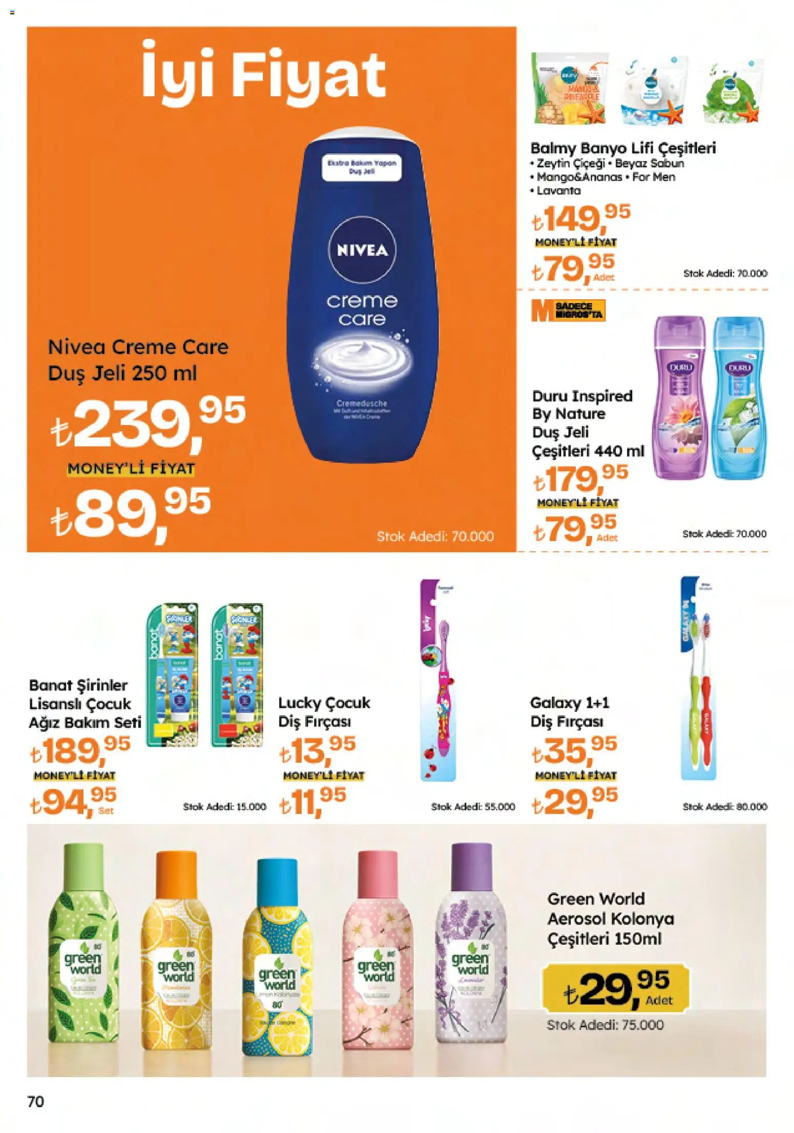 Migros Black Friday - 20.11.2025 tarihinden itibaren geçerlidir | Sayfa: 70 | Ürünler: Duş, Sabun, Duş jeli, Zeytin