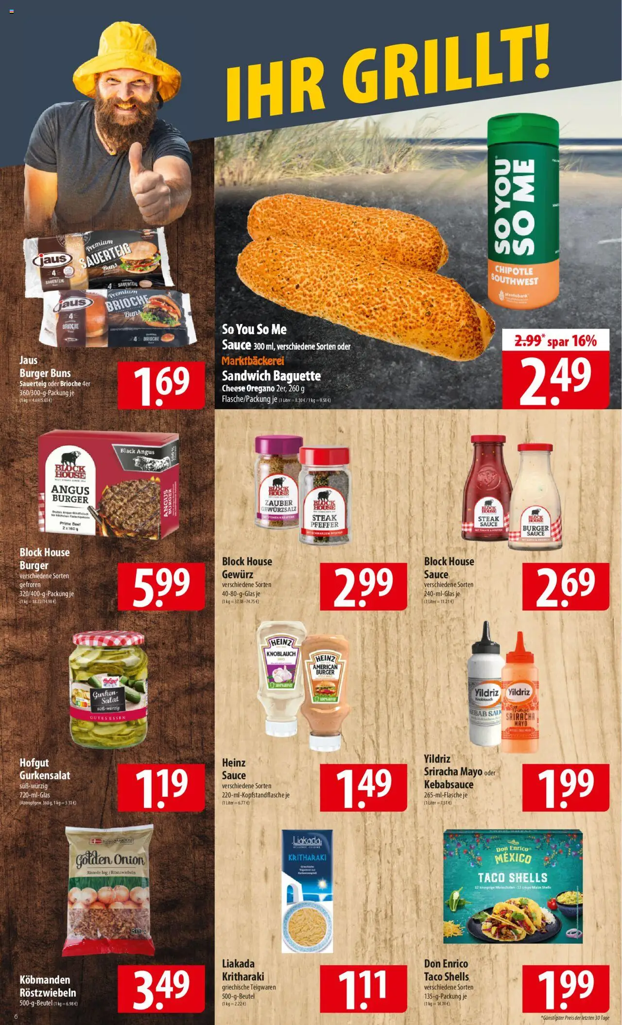 Famila Prospekt 	 - gültig ab dem 30.06.2025 | Seite: 6 | Produkte: Baguette, Pfeffer, Knoblauch, Pasta