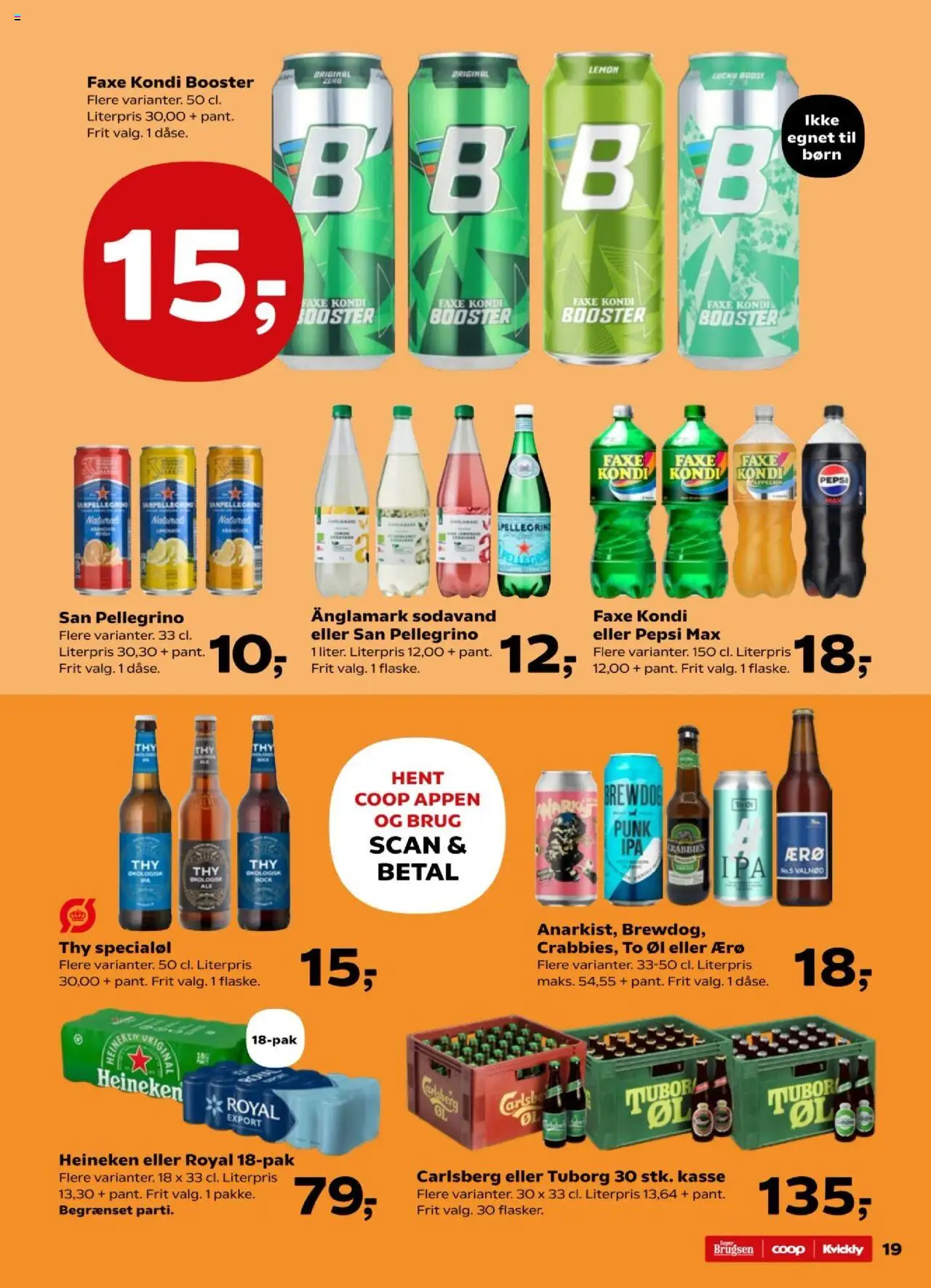 Kvickly tilbudsavis – gyldig fra 26.09.2025 | Side: 19 | Produkter: Sodavand, Faxe Kondi, Pepsi, Pepsi Max
