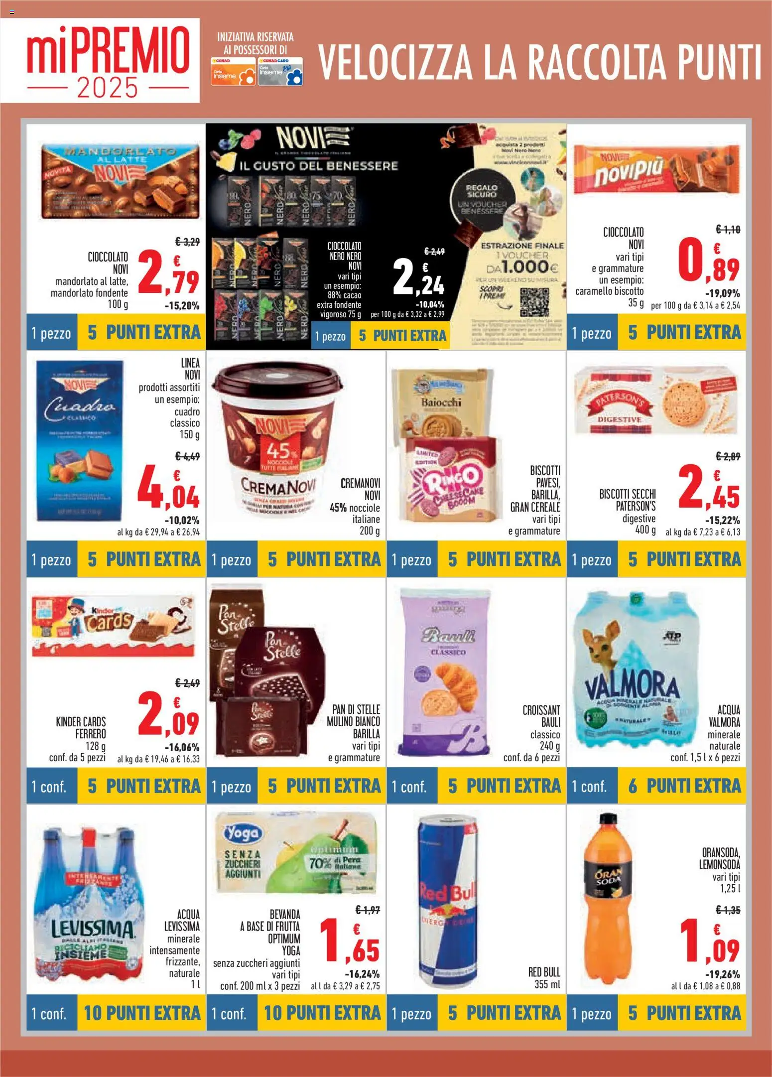 Volantino Conad del 06.11.2025 | Pagina: 6 | Prodotti: Acqua, Nocciole, Croissant, Cacao