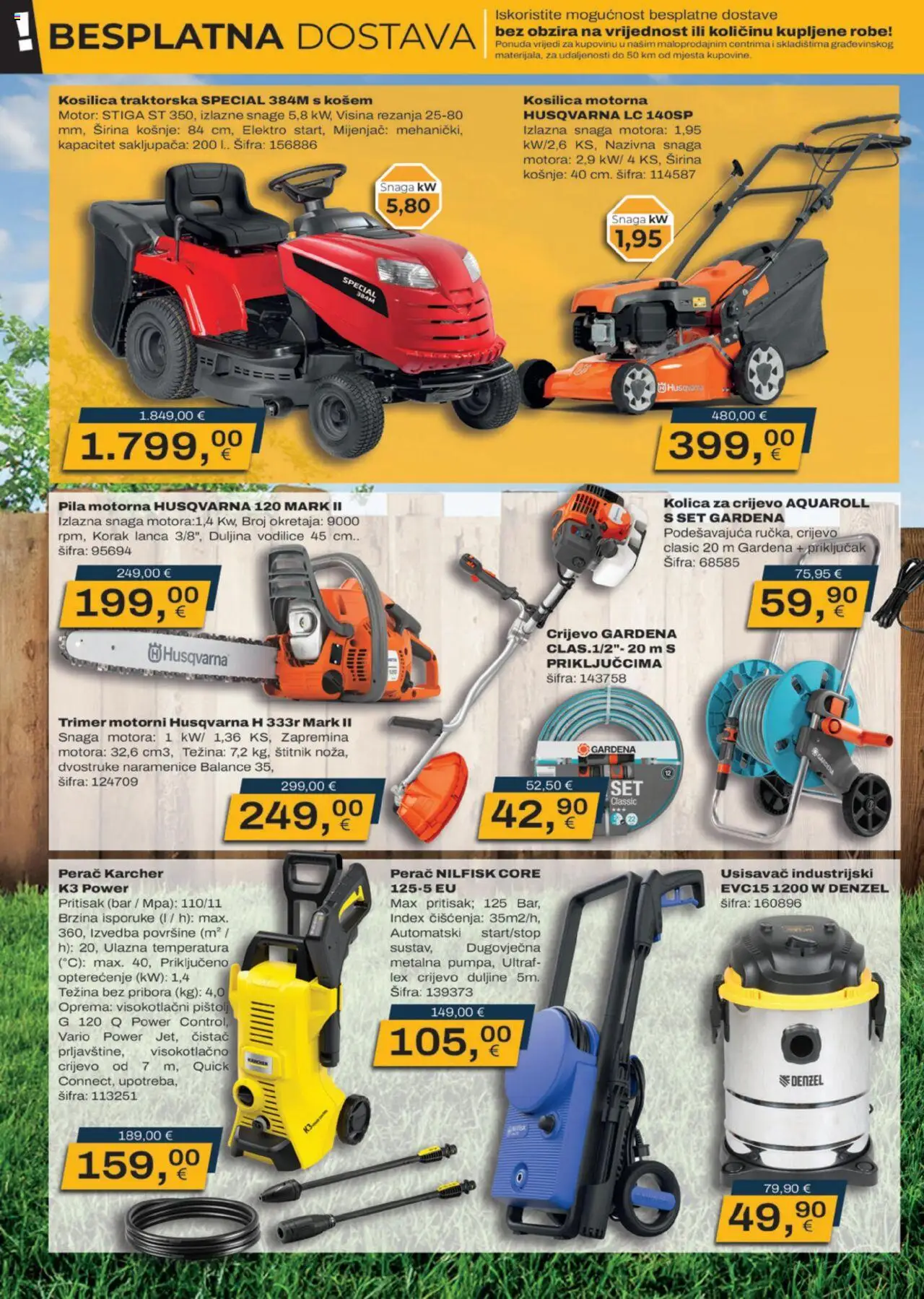 Vinkoprom katalog | vrijedi od 04.08.2025 | Stranica: 8 | Proizvodi: Usisavač, Kosilica, Kolica, Kärcher