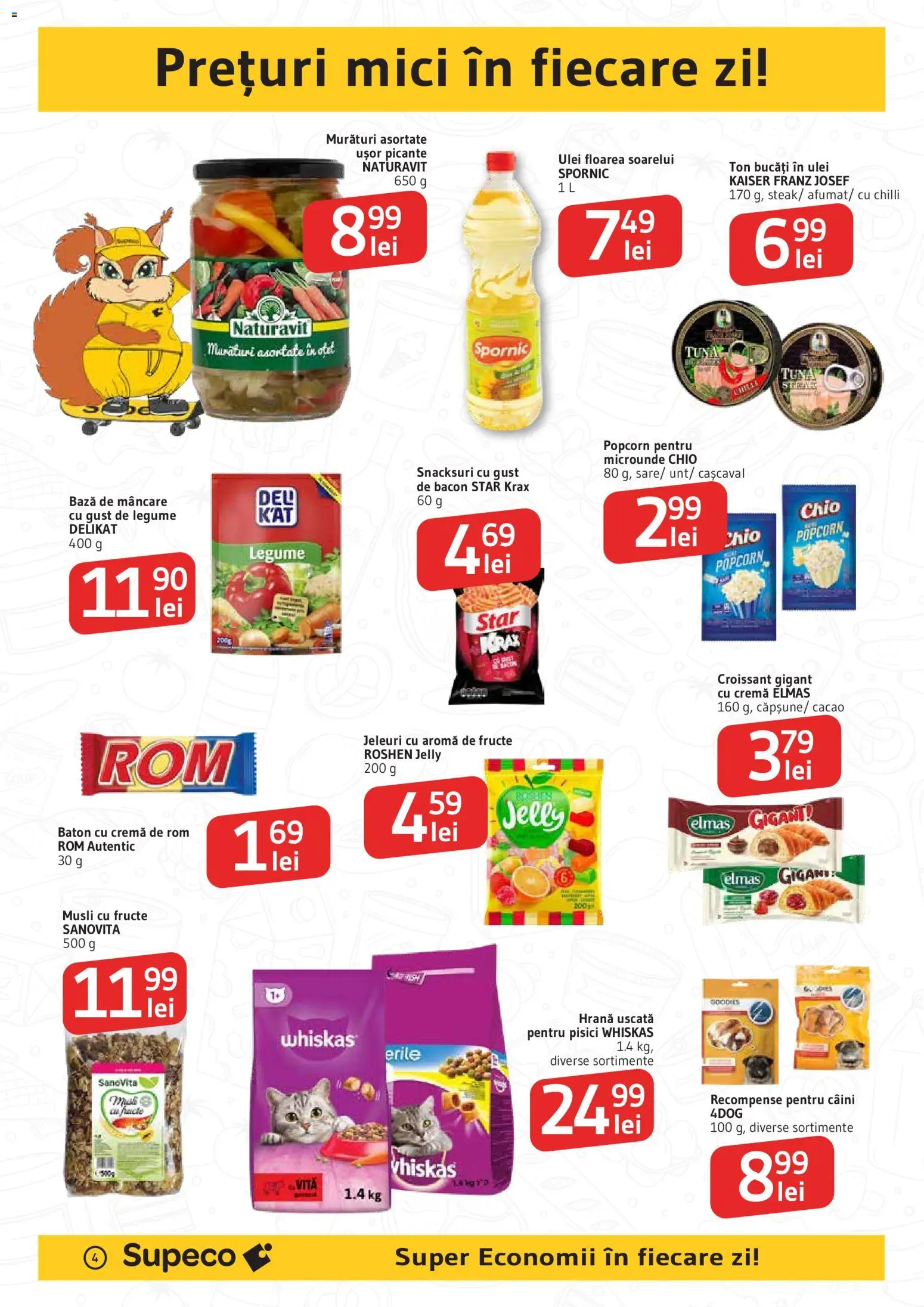 Noul catalog Supeco – valabil de la 19.03.2026 | Pagină: 4 | Produse: Ulei, Rom, Fructe, Jeleuri