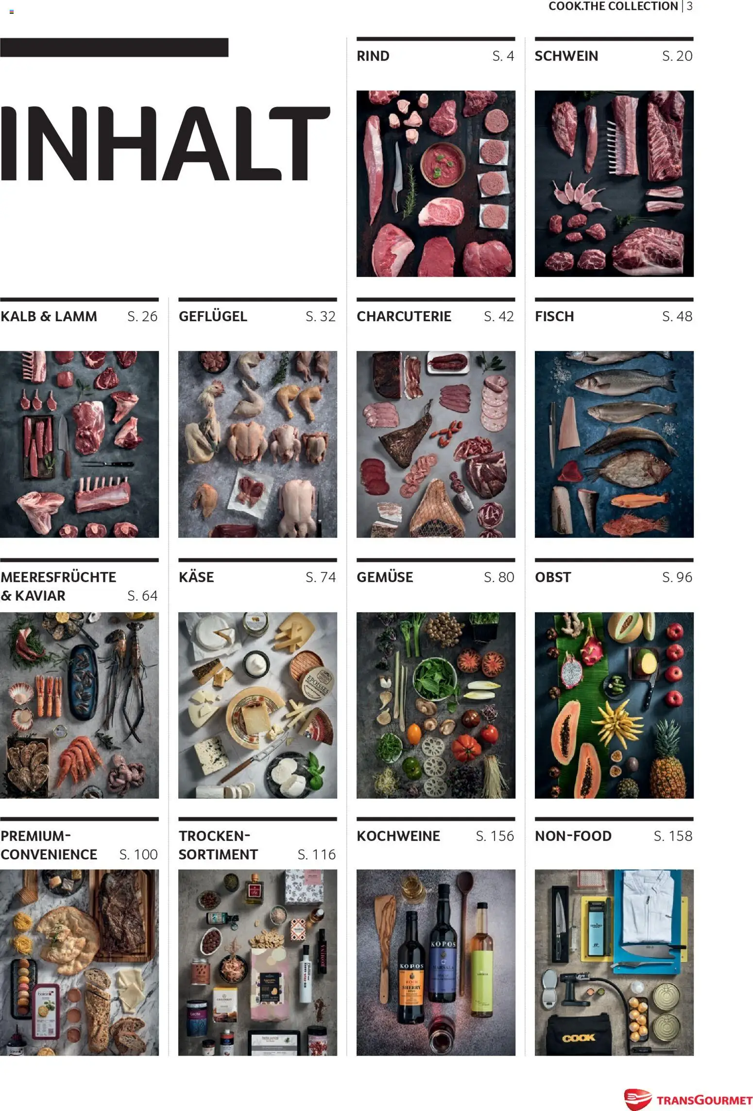 Transgourmet Cook Look-Book gültig ab 08.04.2026 | Seite: 3 | Produkte: Gemüse, Meeresfrüchte, Käse, Fisch