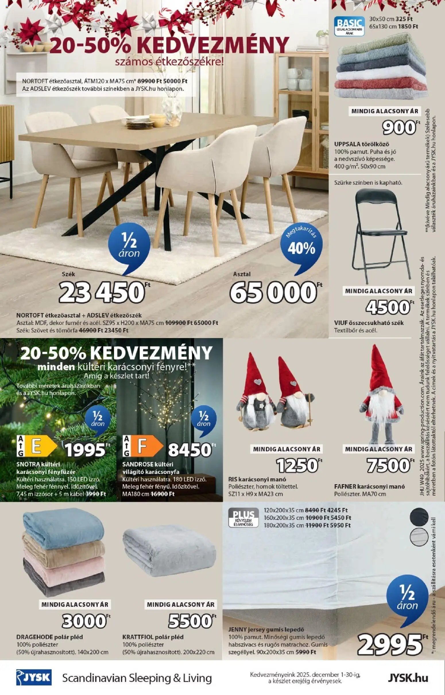 JYSK akciós ujság - amely érvényes a következő dátumtól: 01.12.2025 | Oldal: 16