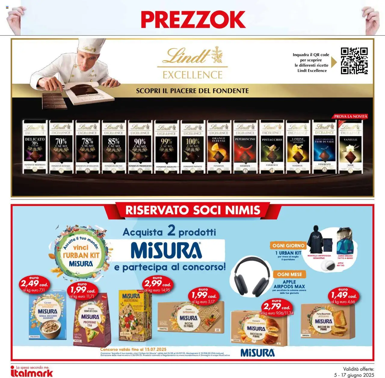 Volantino Italmark del 05.06.2025 | Pagina: 38 | Prodotti: Cereali, Limone, Zaino, Cacao