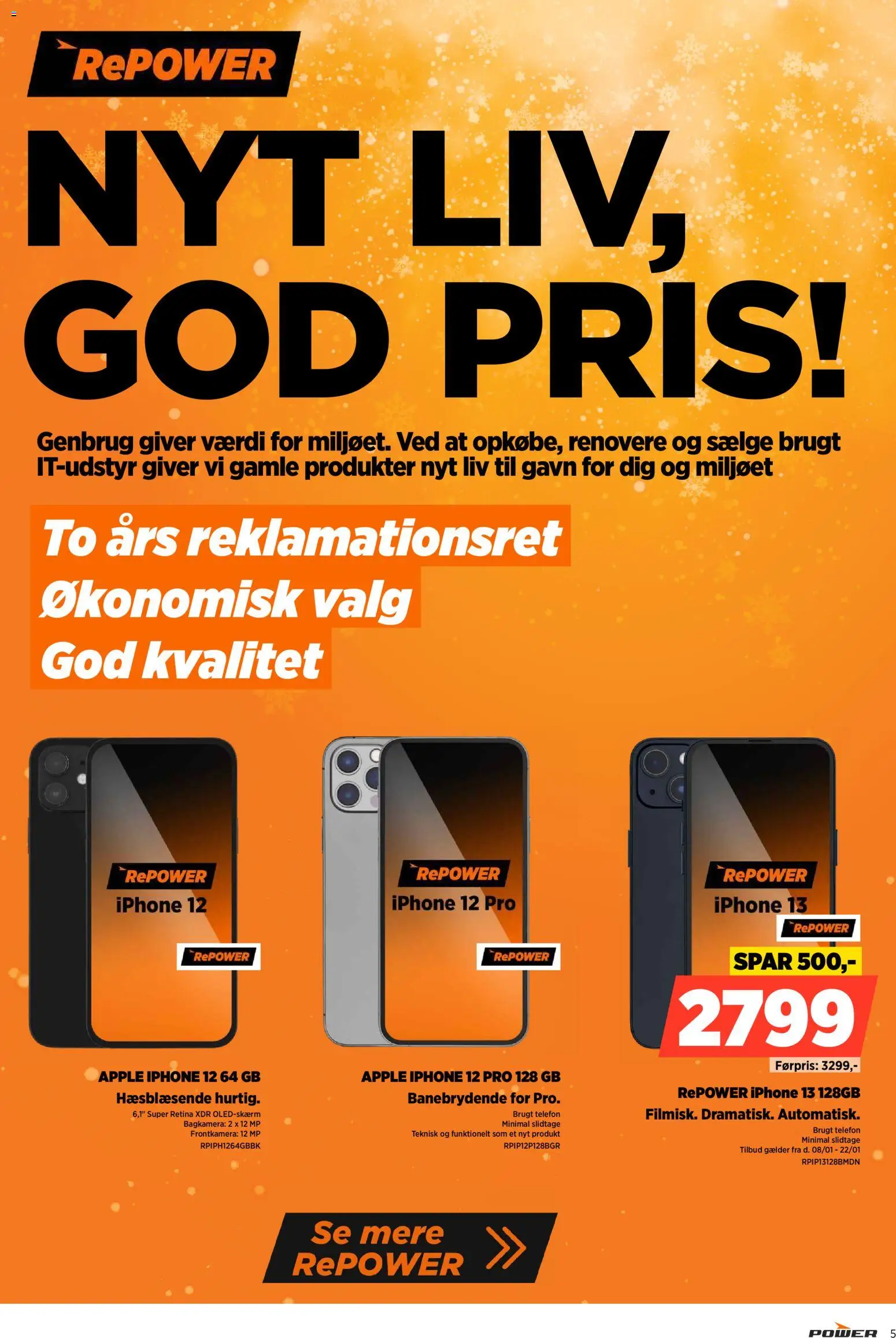 Power tilbudsavis – gyldig fra 16.01.2026 | Side: 5 | Produkter: Telefon, Søm