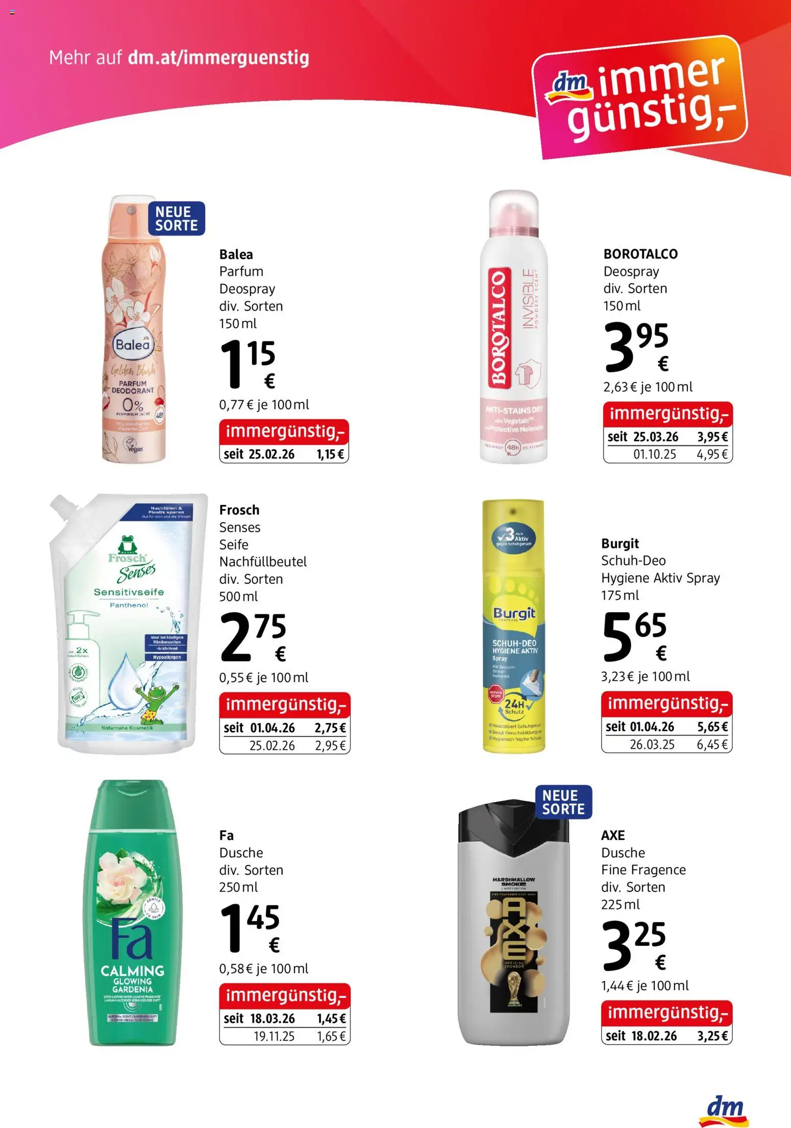 dm drogerie markt Flugblatt Mai 2026 gültig ab 23.04.2026 | Seite: 5 | Produkte: Parfüm, Duft, Seife, Deodorant
