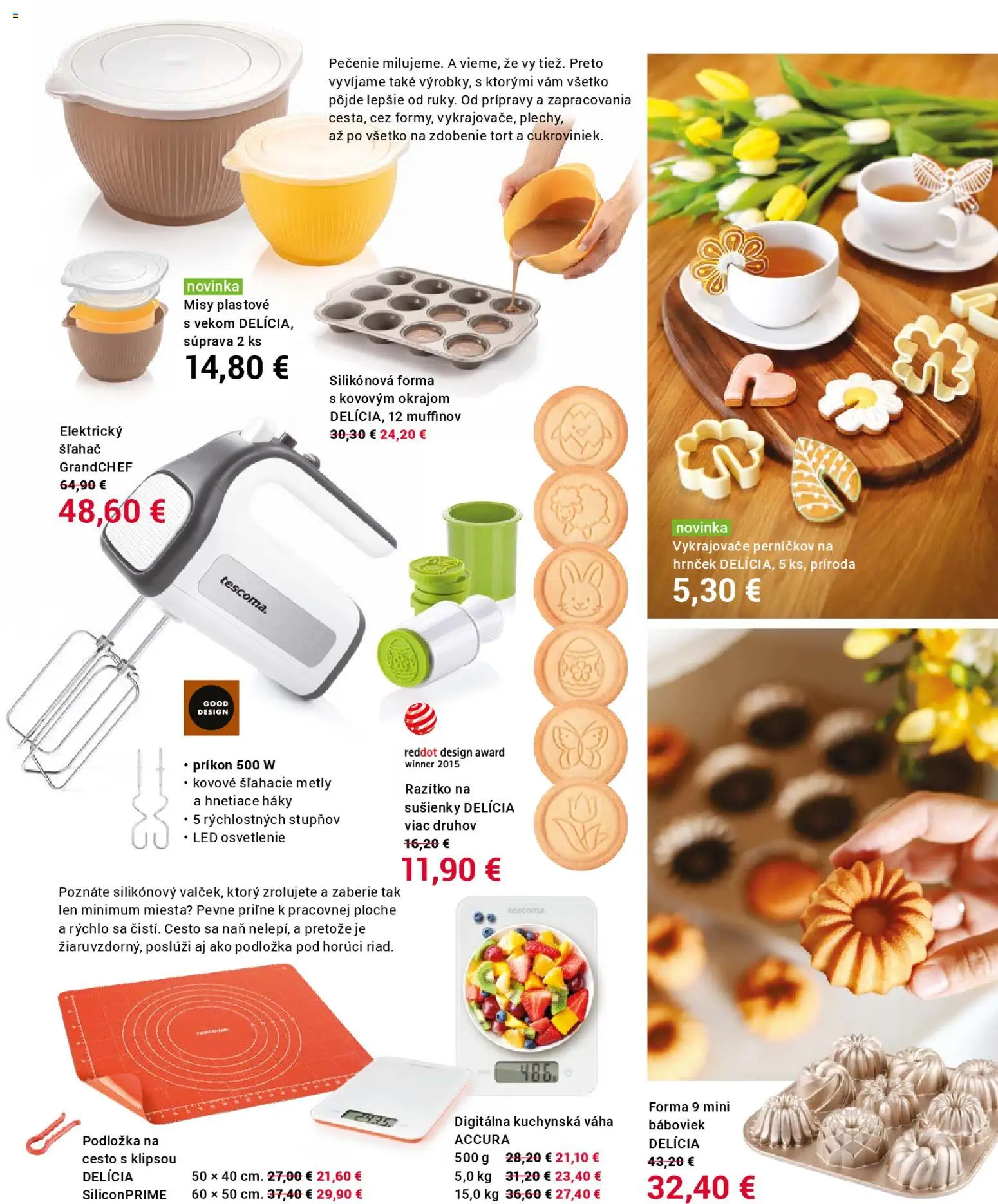 Nové TESCOMA akcie – leták je platný od 02.03.2026 | Strana: 3 | Produkty: Led osvetlenie, Osvetlenie, Šľahač