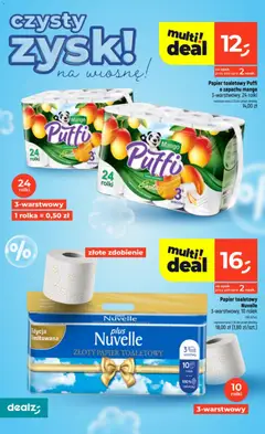 Pogląd oferty "Dealz gazetka - Czysty zysk" - ważna od 19.03.2026 | Strona: 16 | Produkty: Mango, Papier toaletowy, Rolki