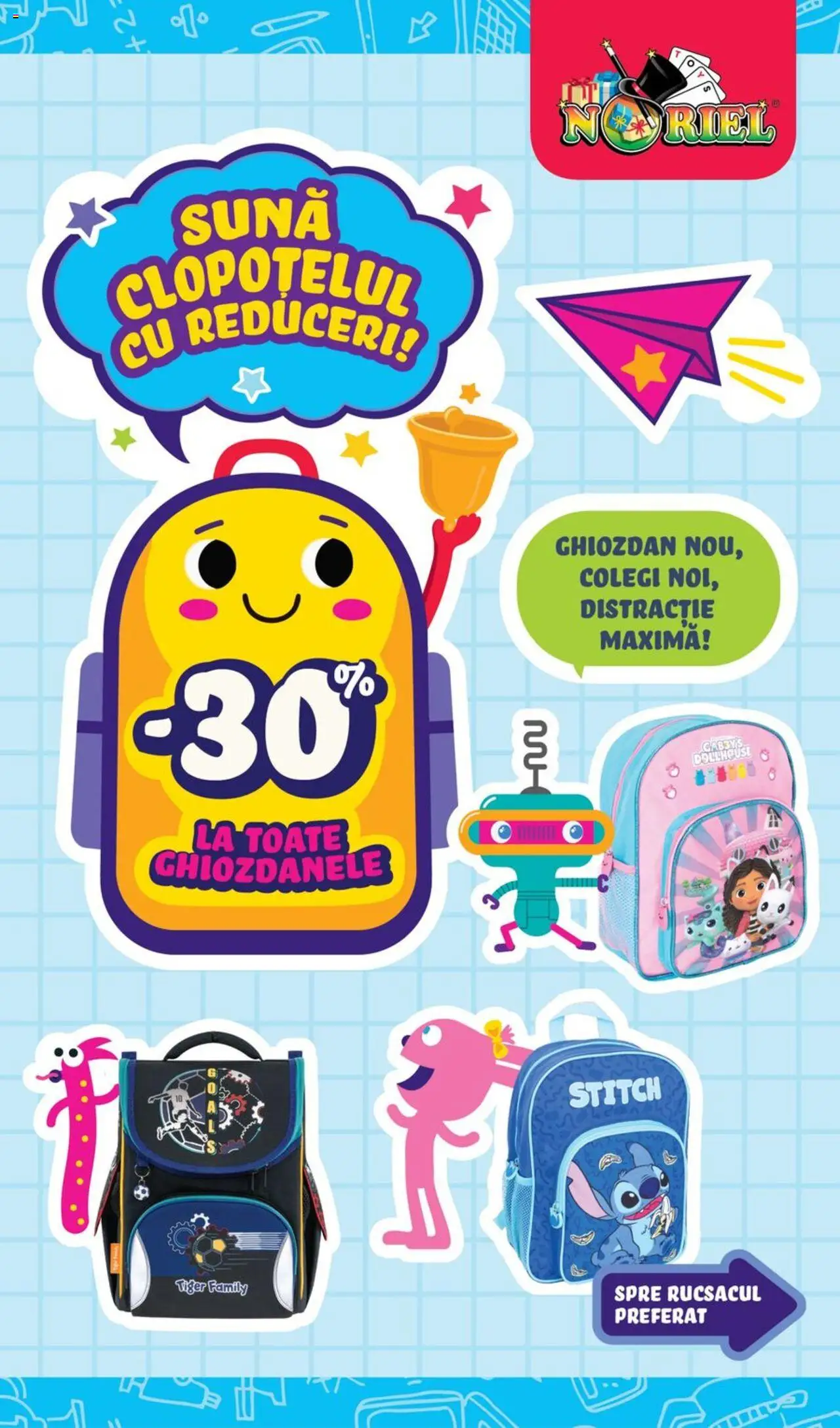 Noriel catalog - Back to School – valabil de la 11.08.2025 | Pagină: 1 | Produse: Ghiozdan