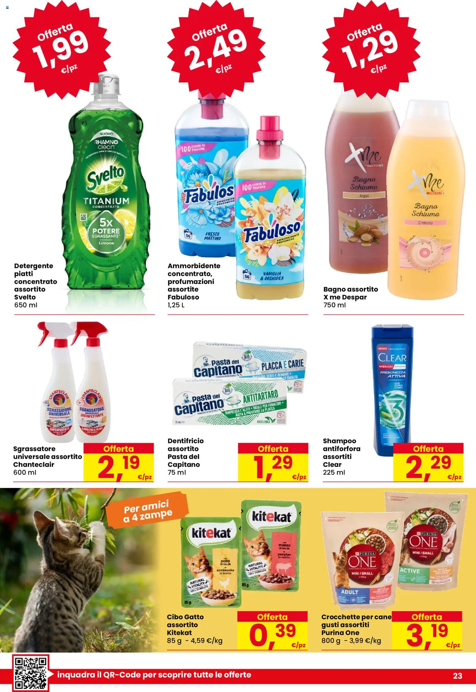 Volantino Despar del 25.11.2025 | Pagina: 23 | Prodotti: Shampoo, Salsa, Limone, The