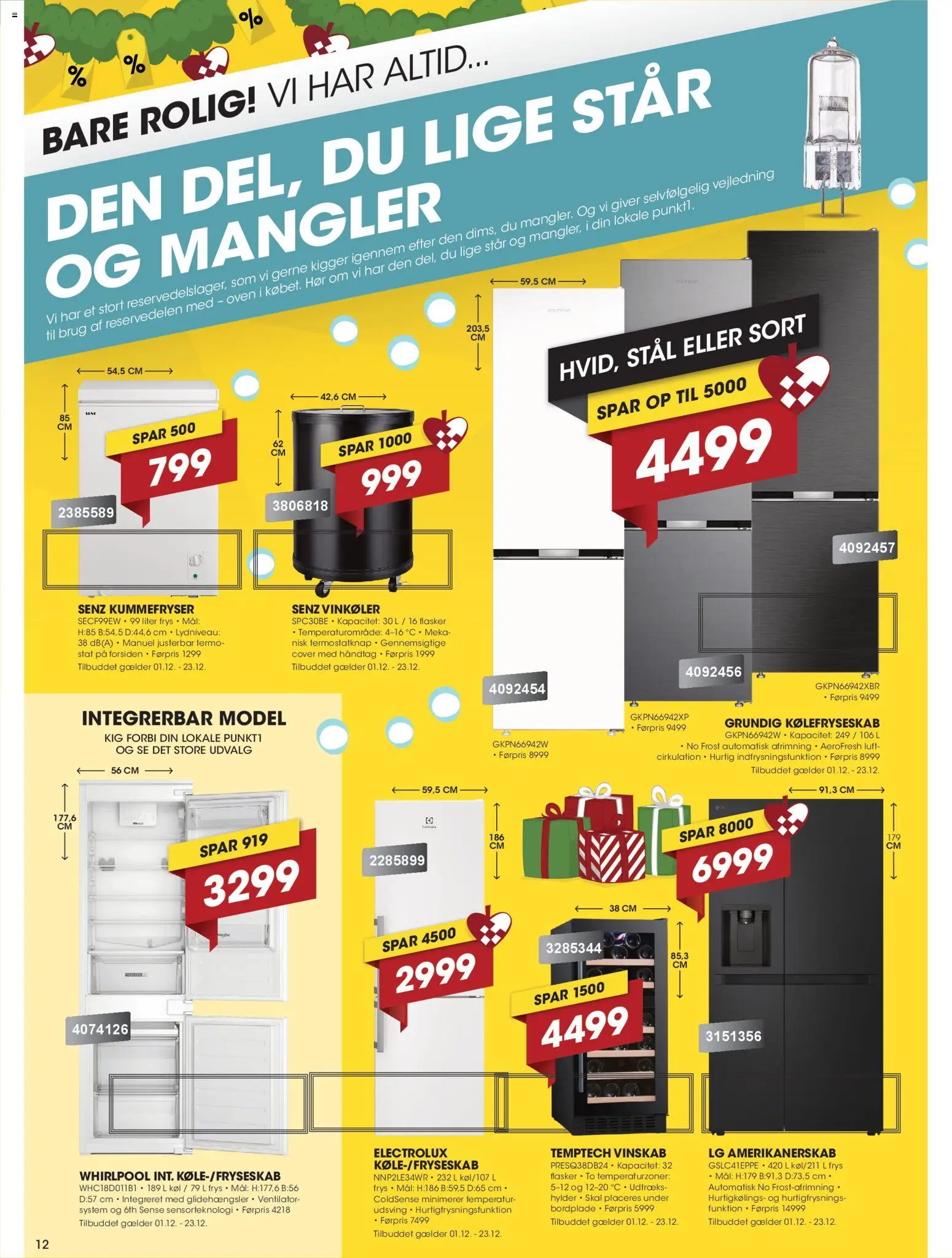 Punkt1 tilbudsavis – gyldig fra 01.12.2025 | Side: 12 | Produkter: Ventilator, Søm