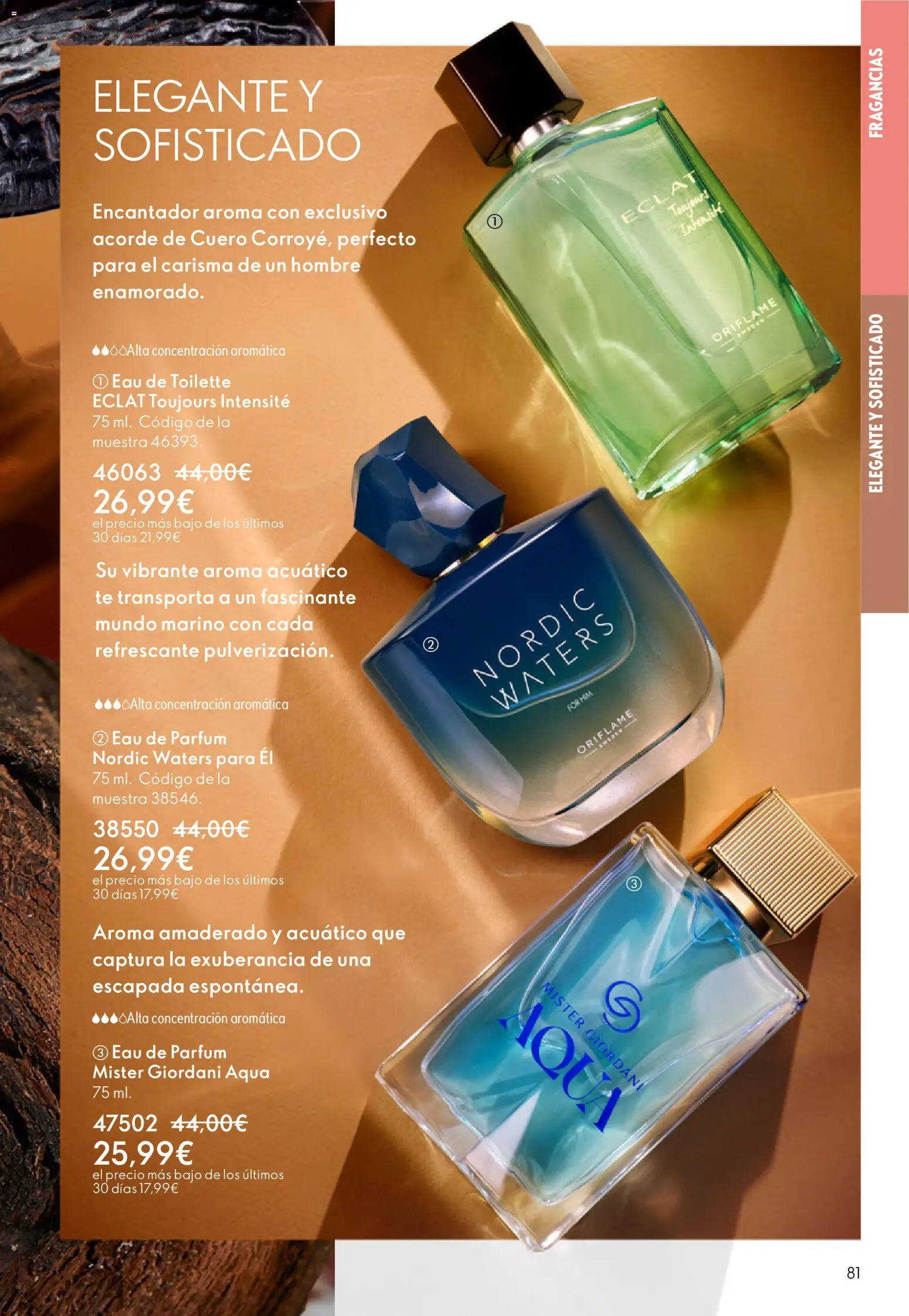 Oriflame - Catálogo Campaña 1 │ válido desde el 31.12.2025 | Página: 81 | Productos: Eau de toilette, Té, Eau de parfum