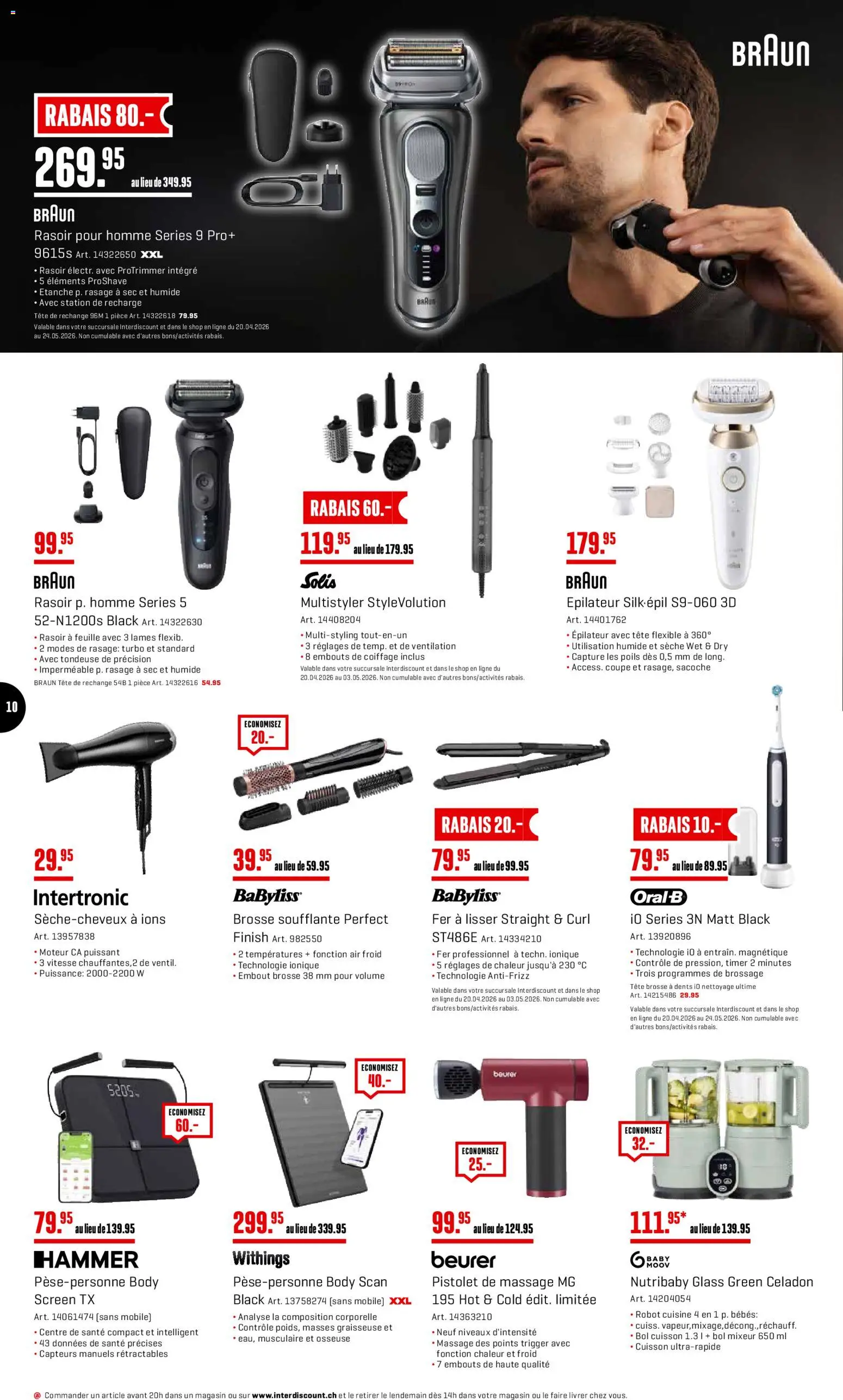 Interdiscount aktionen 20% de rabais FR – gültig ab 27.04.2026 | Seite: 10