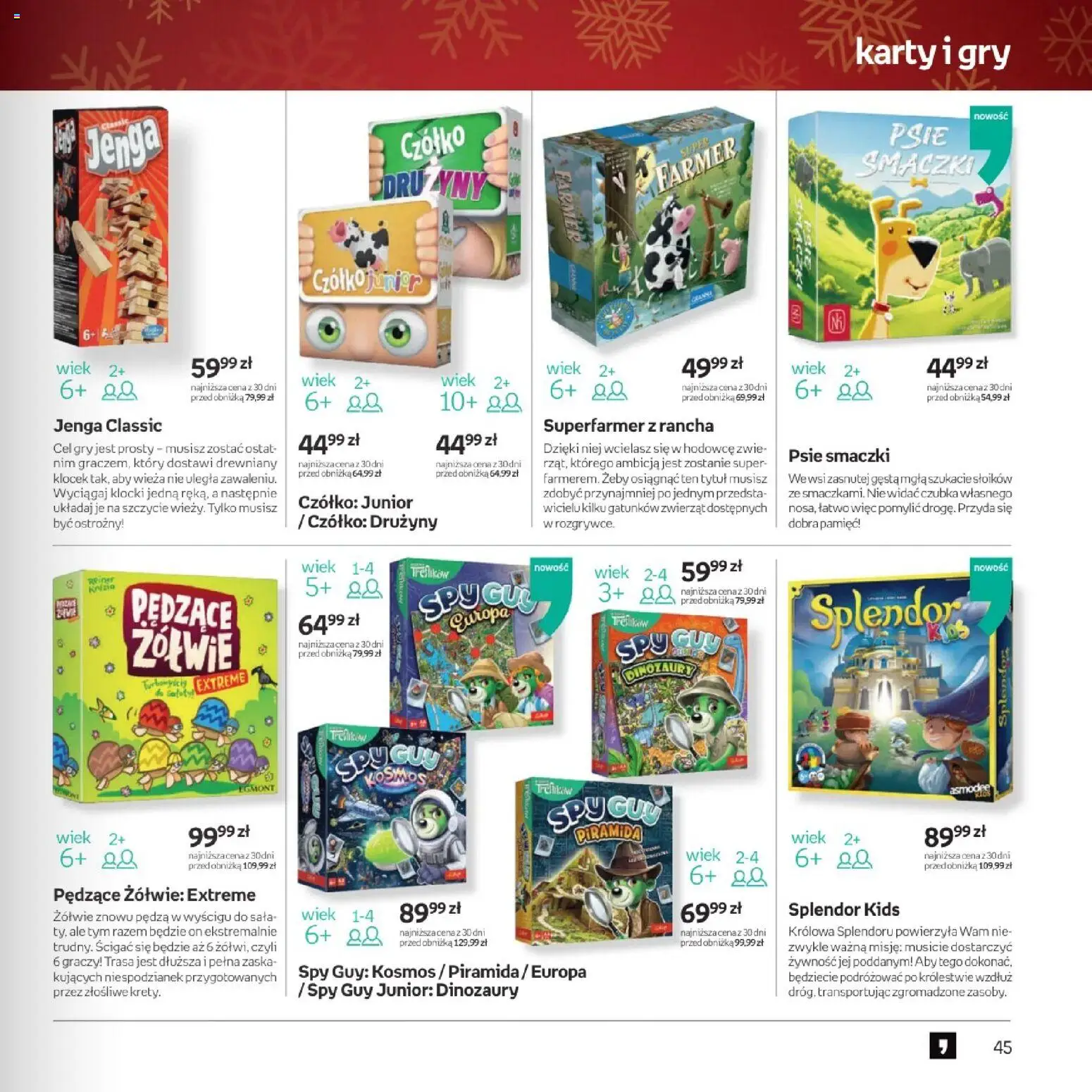 Empik promocje - Xmas Zabawki2 od 10.12.2025 | Strona: 45 | Produkty: Gry