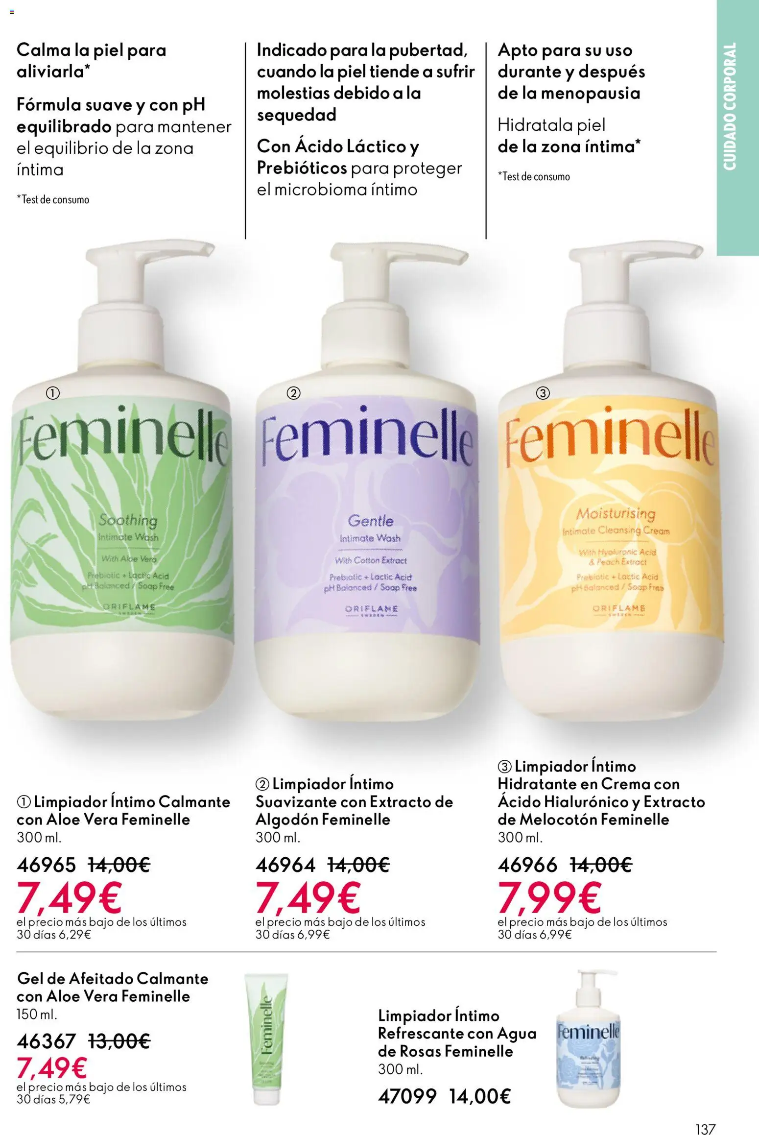 Oriflame - Catálogo Campaña 17 │ válido desde el 10.12.2025 | Página: 137 | Productos: Crema, Suavizante, Limpiador íntimo