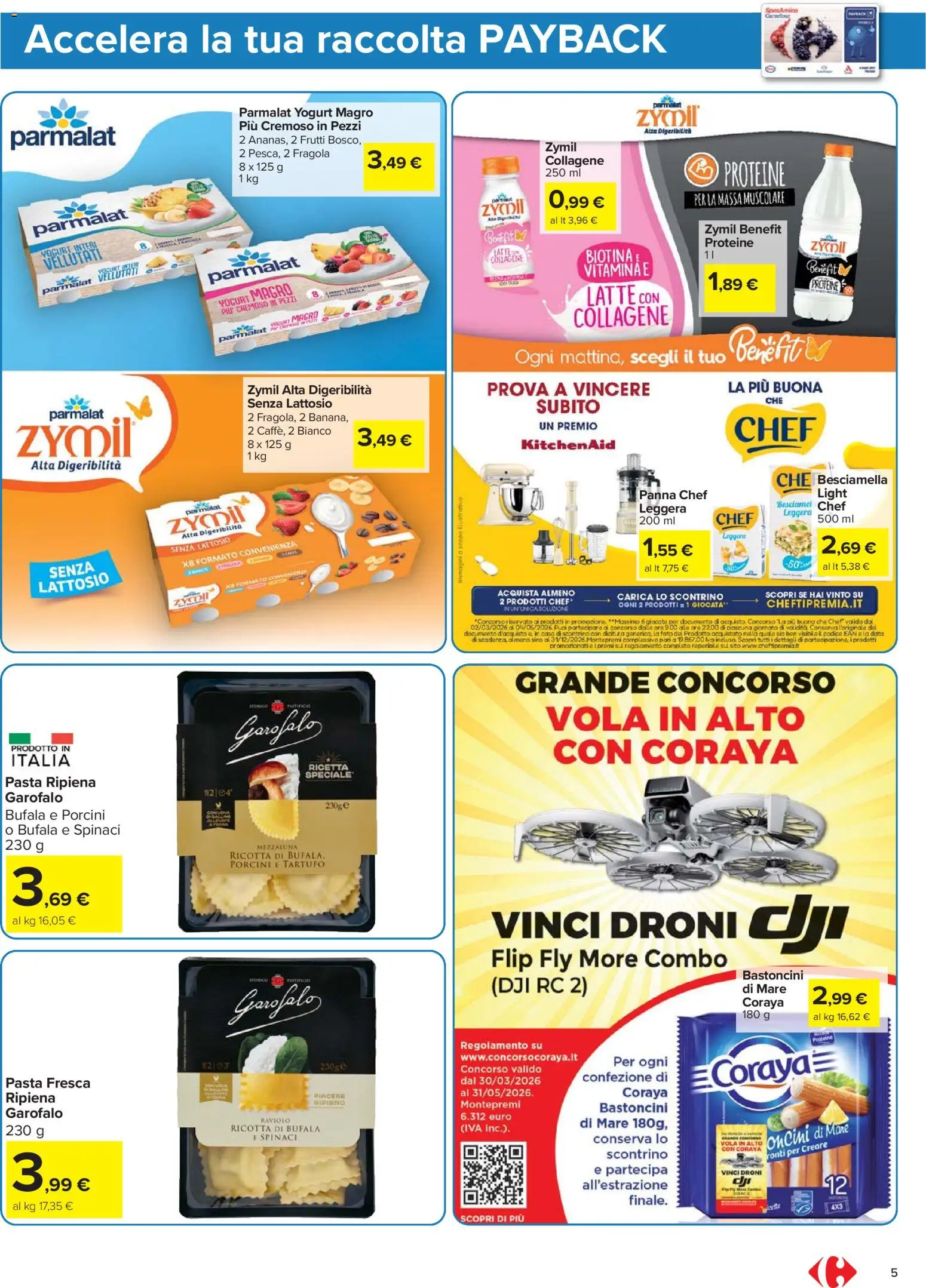 Volantino Carrefour del 07.04.2026 | Pagina: 5 | Prodotti: Tartufo, Data, Ricotta, Besciamella