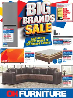 OK Furniture specials catalogue – valid from 16.03.2026