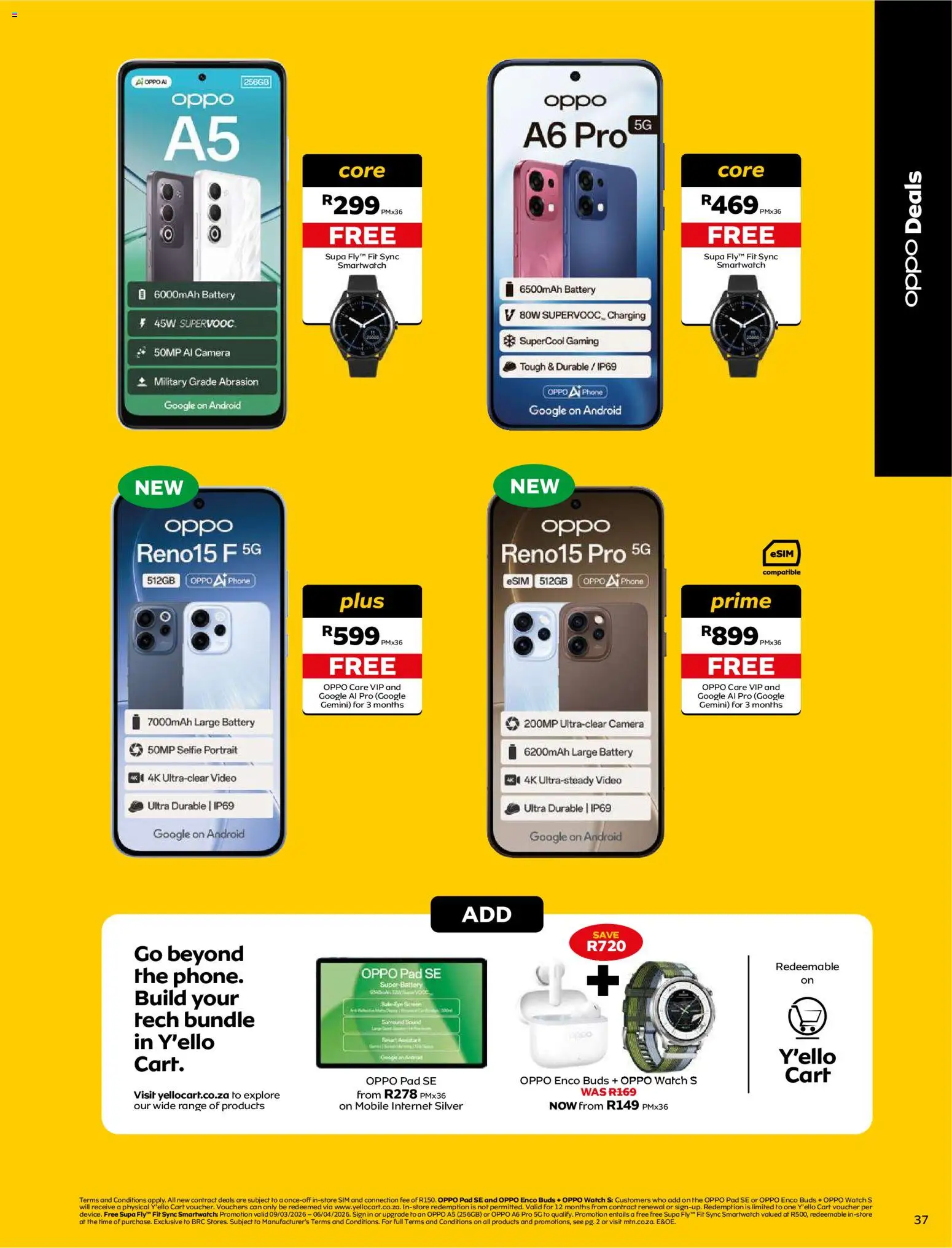 New MTN catalogue – valid from 09.03.2026 | Page: 37 | Products: Watch, Camera, Smartwatch, Battery