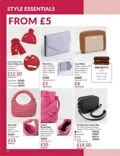 Preview of AVON - Sale Flyer valid from 01.12.2025 | Page: 12 | Products: Wallet, Cream, Camera, Bag