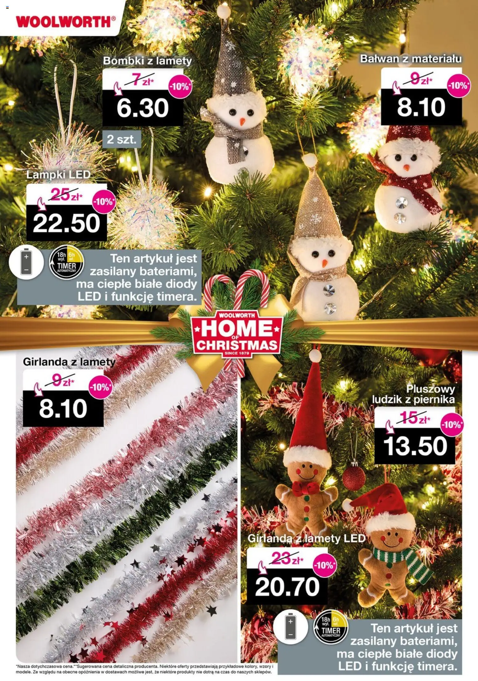 Woolworth Gazetka - Katalog świąteczny od 21.11.2025 | Strona: 9 | Produkty: Lampki