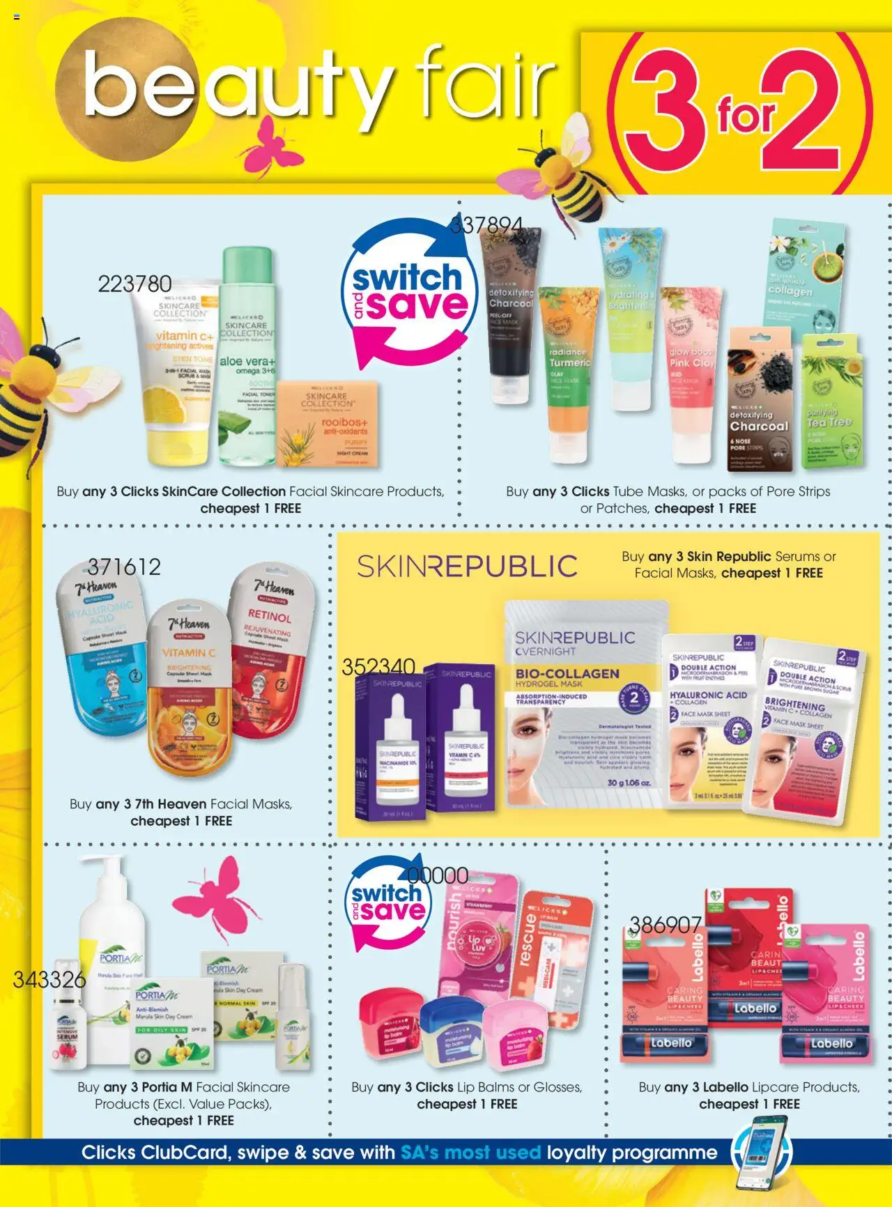 New Clicks catalogue – valid from 23.09.2025 | Page: 8 | Products: Serum, Sugar, Scrub, Night cream