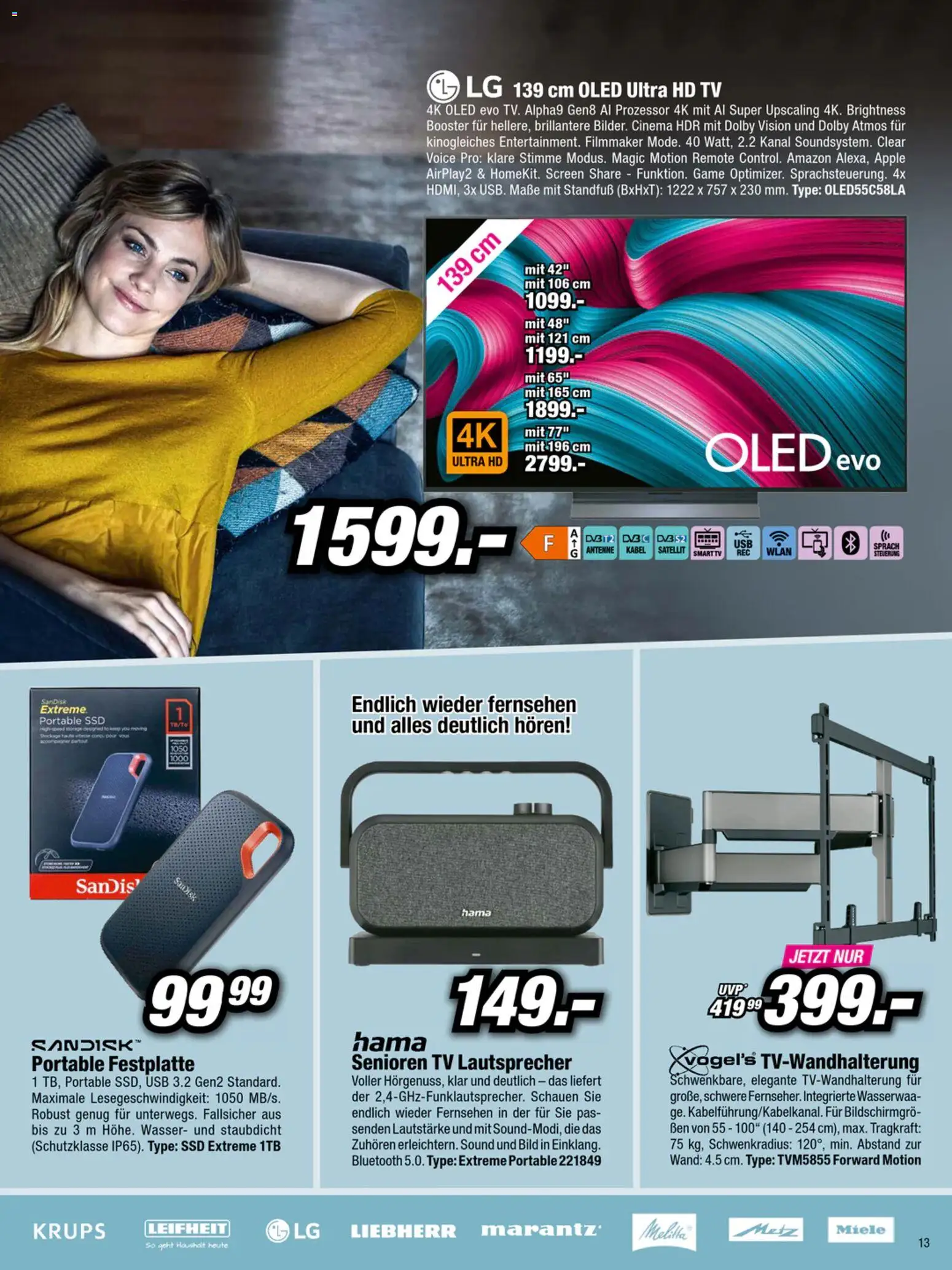 RED ZAC Wien gültig ab 27.10.2025 | Seite: 13 | Produkte: TV, Kabel, USB, Apple