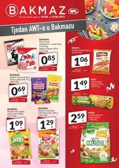Tjedan AWT-a Bakmaz - Pregled kataloga iz trgovine Bakmaz, vrijedi od 04.08.2025
