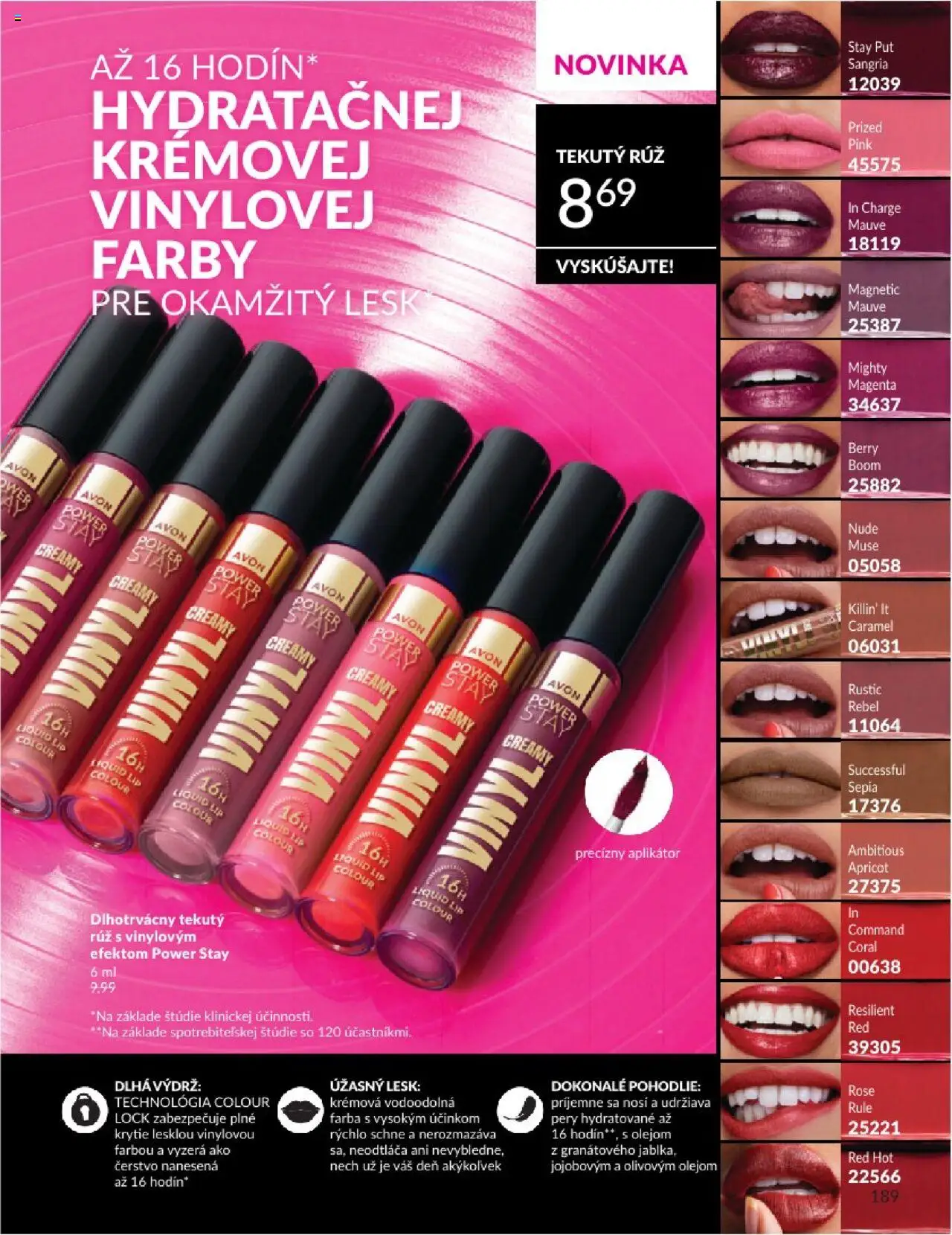 Katalóg Avon 2025 │ platný od 01.08.2025 | Strana: 189 | Produkty: Jablká