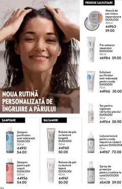 Ofertele Oriflame valabile de la 21.01.2026 | Pagină: 144 | Produse: Loțiune tonică, Exfoliant, Balsam, Balsam de păr