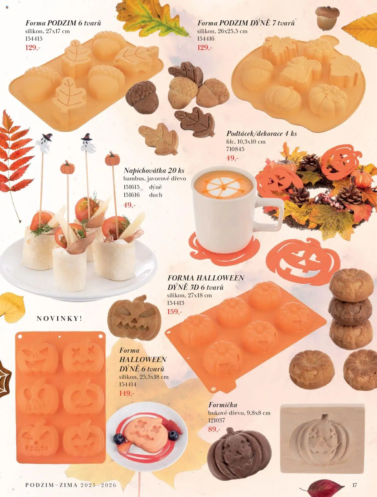 Orion katalog - Podzim/zima od 23.09.2025 | Strana: 17 | Produkty: Forma, Formička, Dýně