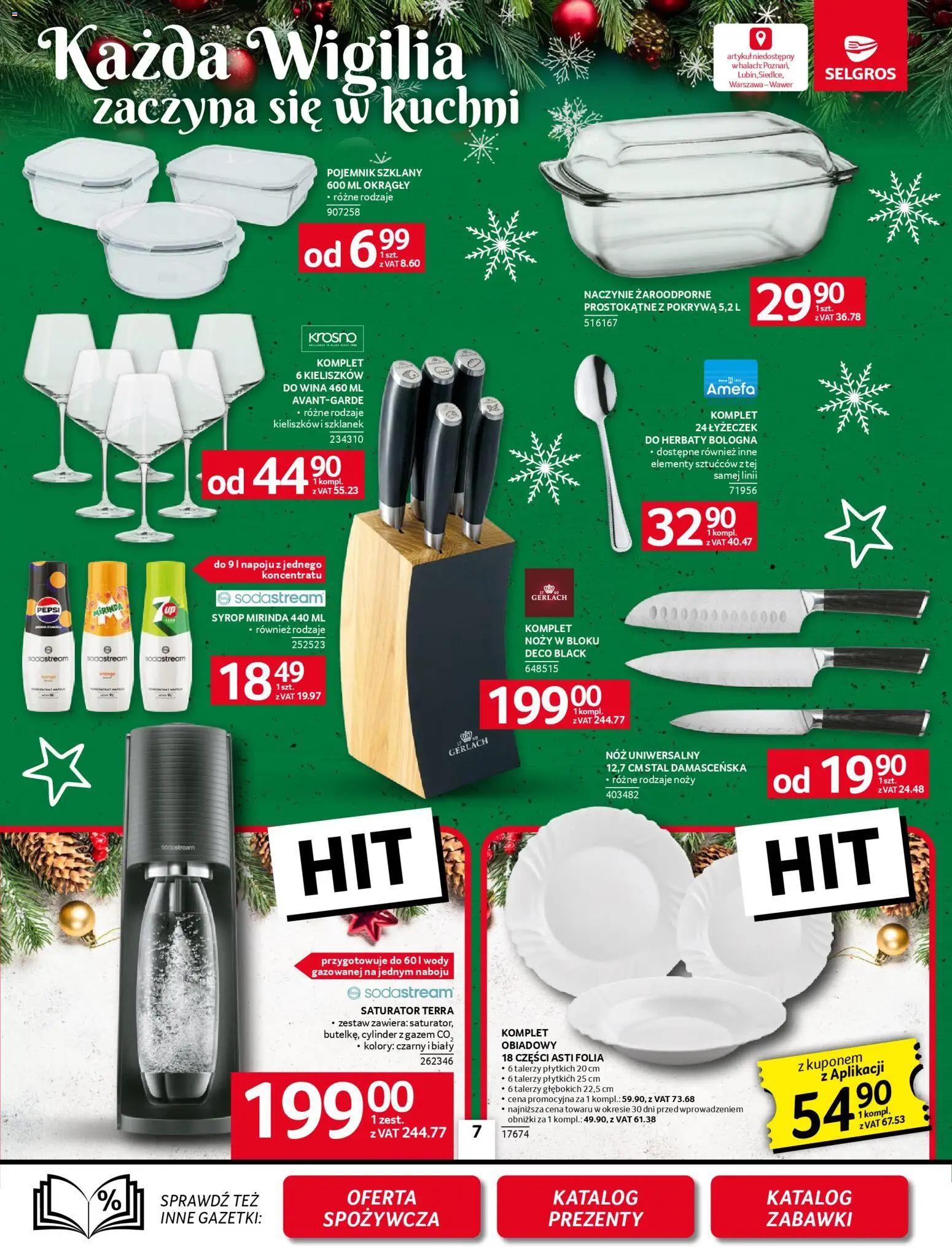Selgros cash&carry Gazetka - Oferta przemysłowa od 20.11.2025 | Strona: 9 | Produkty: Syrop, Pepsi, Naczynie żaroodporne, Sodastream