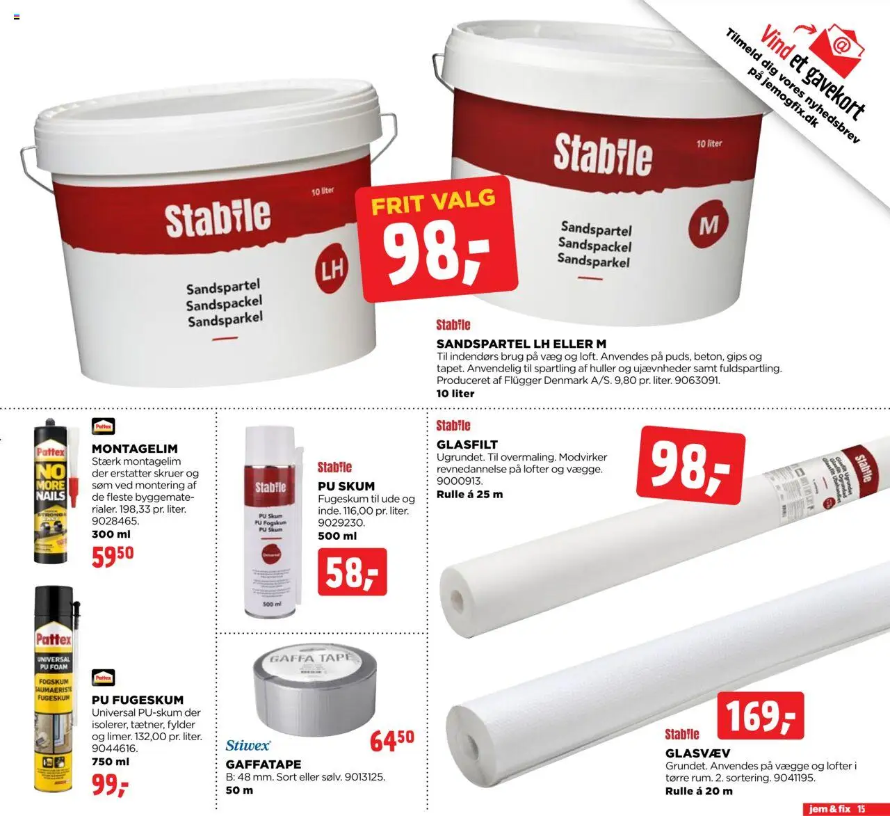 Jem & fix Tilbudsavis gyldig fra 03.08.2025 | Side: 15 | Produkter: Søm