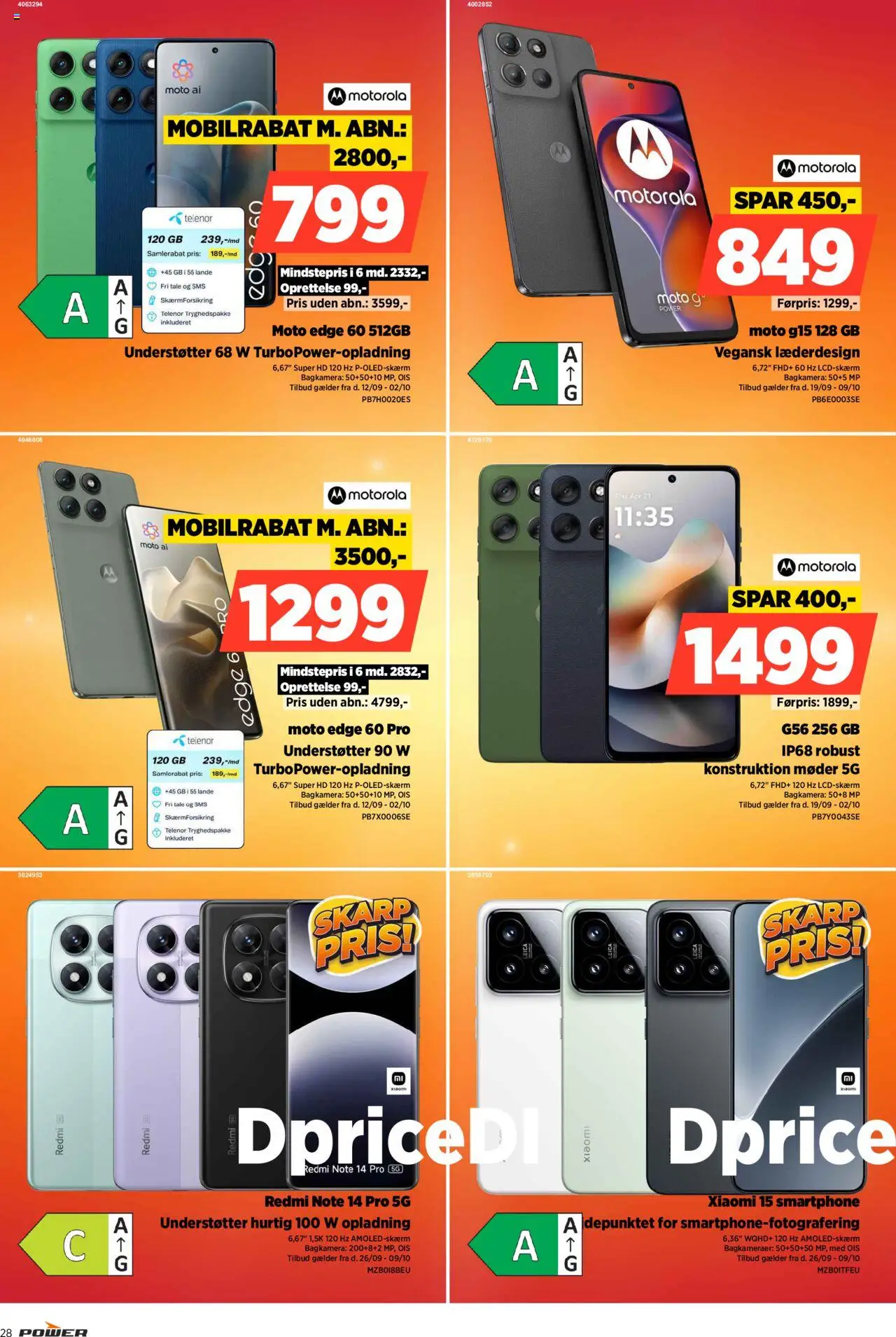 Power tilbudsavis – gyldig fra 26.09.2025 | Side: 28 | Produkter: Smartphone