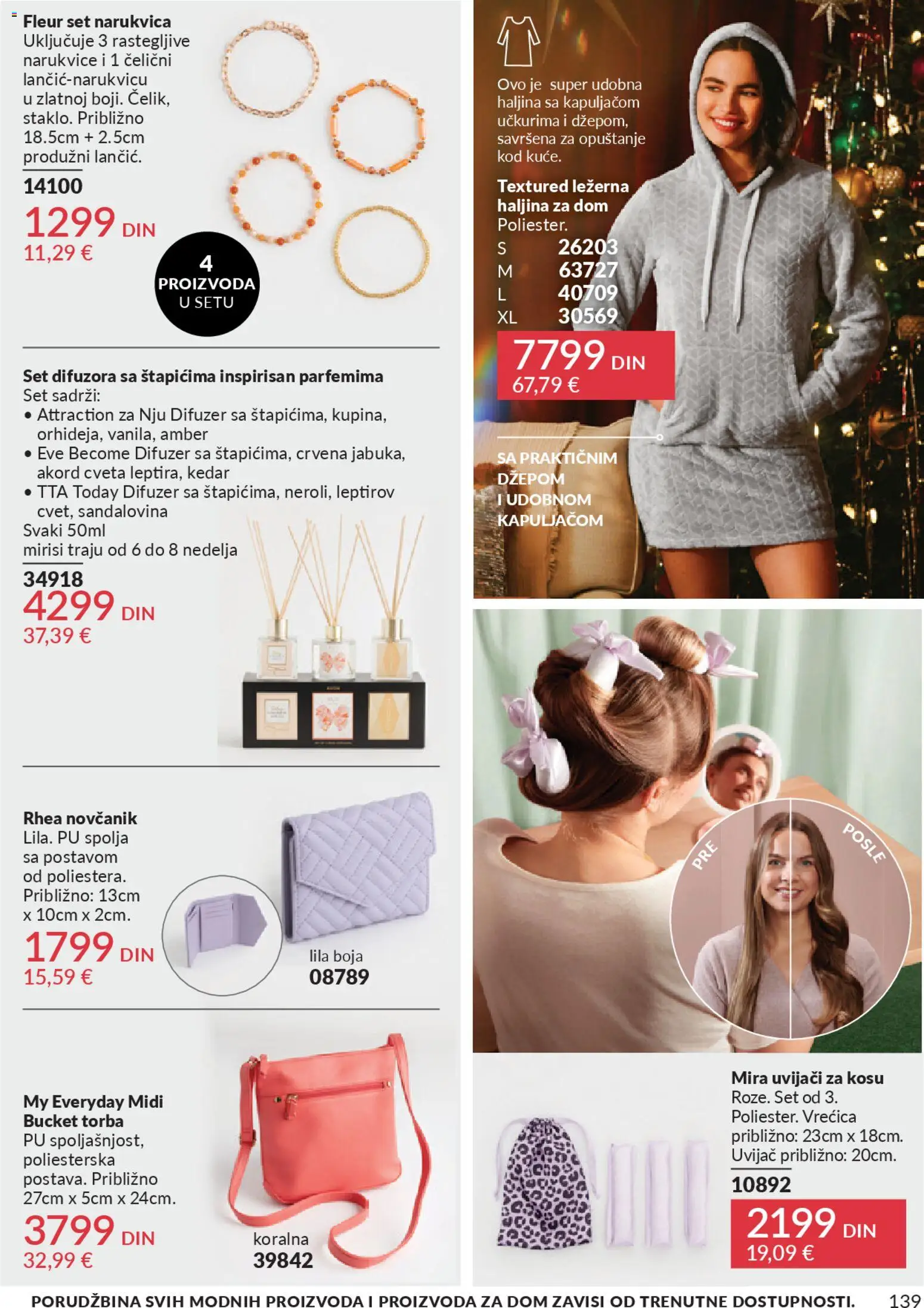 AVON katalog - važi od 28.02.2026 | Strana: 143 | Proizvode: Novčanik, Haljina, Torba, Difuzer
