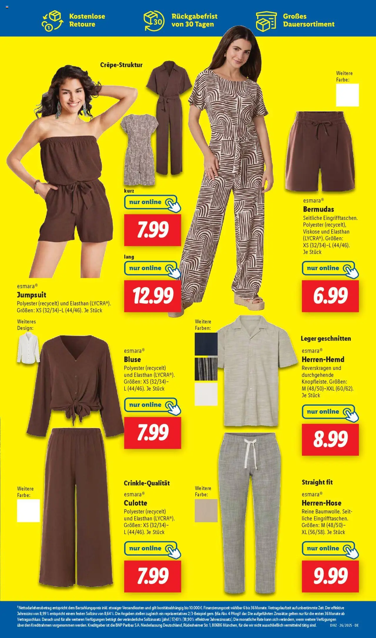 Lidl Prospekt 	 - gültig ab dem 23.06.2025 | Seite: 45 | Produkte: Jumpsuit, Bluse