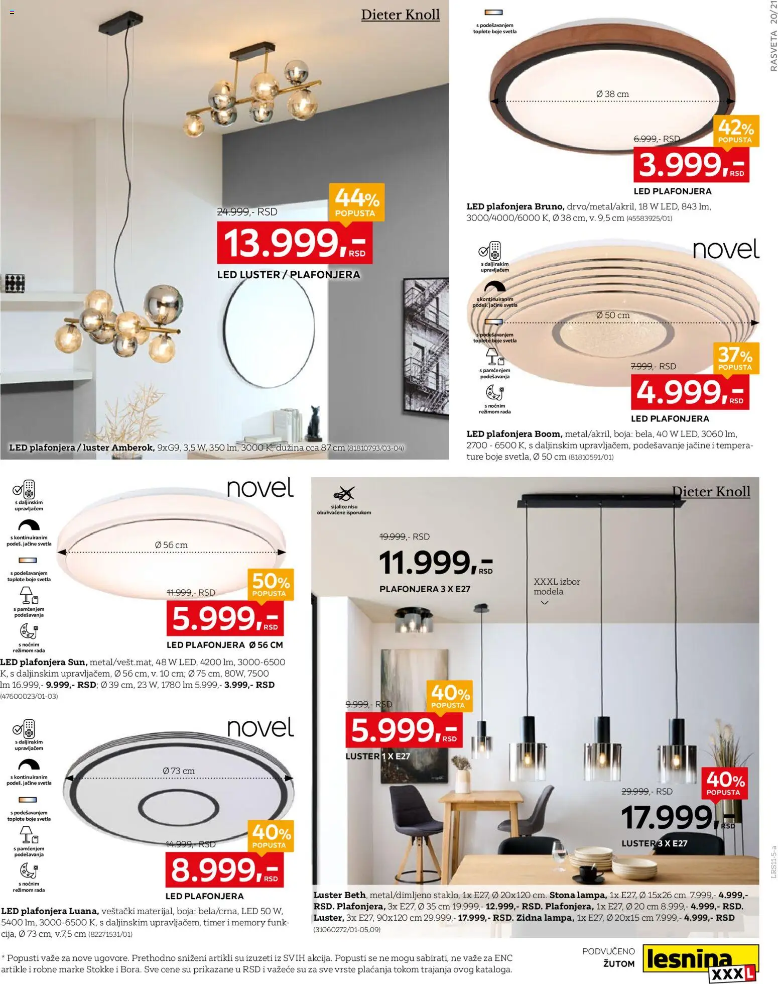 Lesnina XXXL katalog - važi od 27.10.2025 | Strana: 16 | Proizvode: Luster