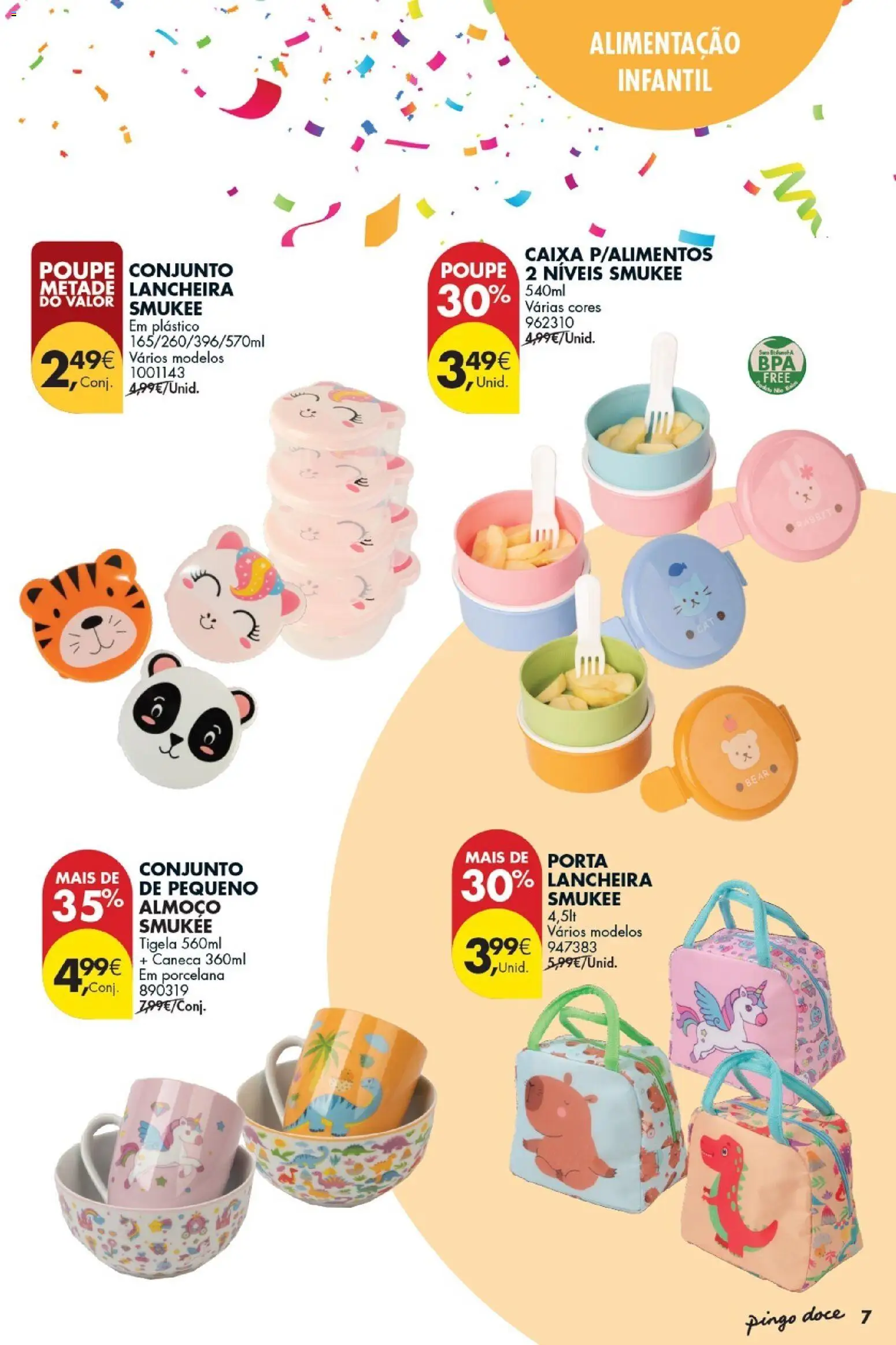 Pingo Doce - Bazar Kids │ válido de 17.02.2026 | Página: 7 | Produtos: Porta, Tigela, Caneca, Caixa