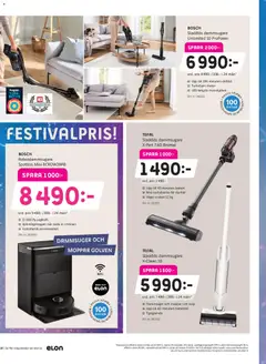 Elon - erbjudanden - Förhandsvisning av reklamblad från butik Elon aktuell från 16.02.2026 | Sida: 10 | Produkter: Dammsugare, Topp, Robotdammsugare, Wifi